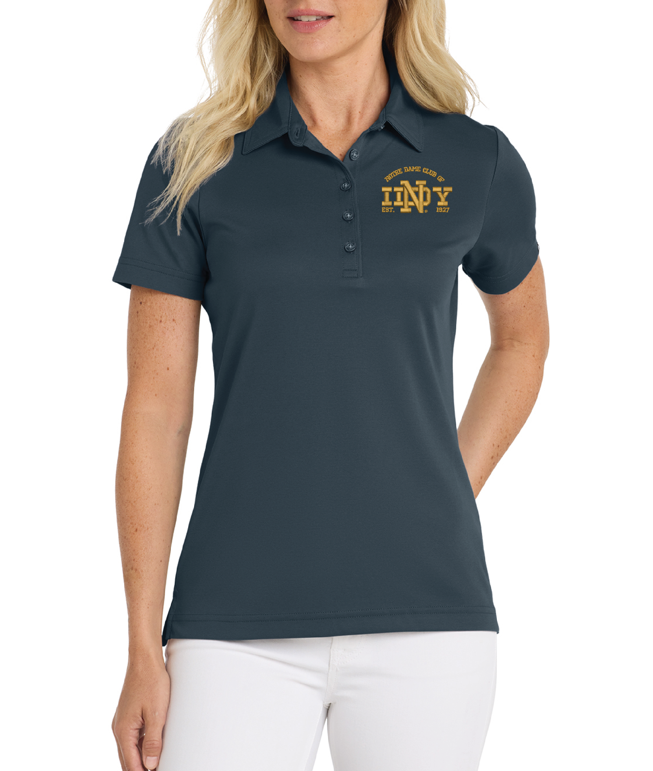 ND Club of Indy - TravisMathew Women's Oceanside Solid Polo TM1WW001