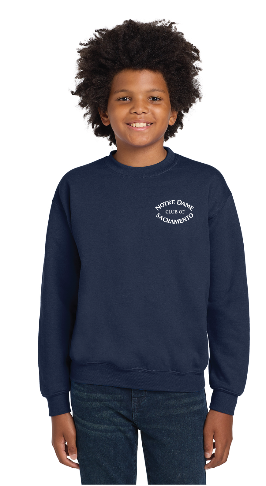 ND Club of Sacramento - Gildan® Youth Heavy Blend™ Crewneck Sweatshirt