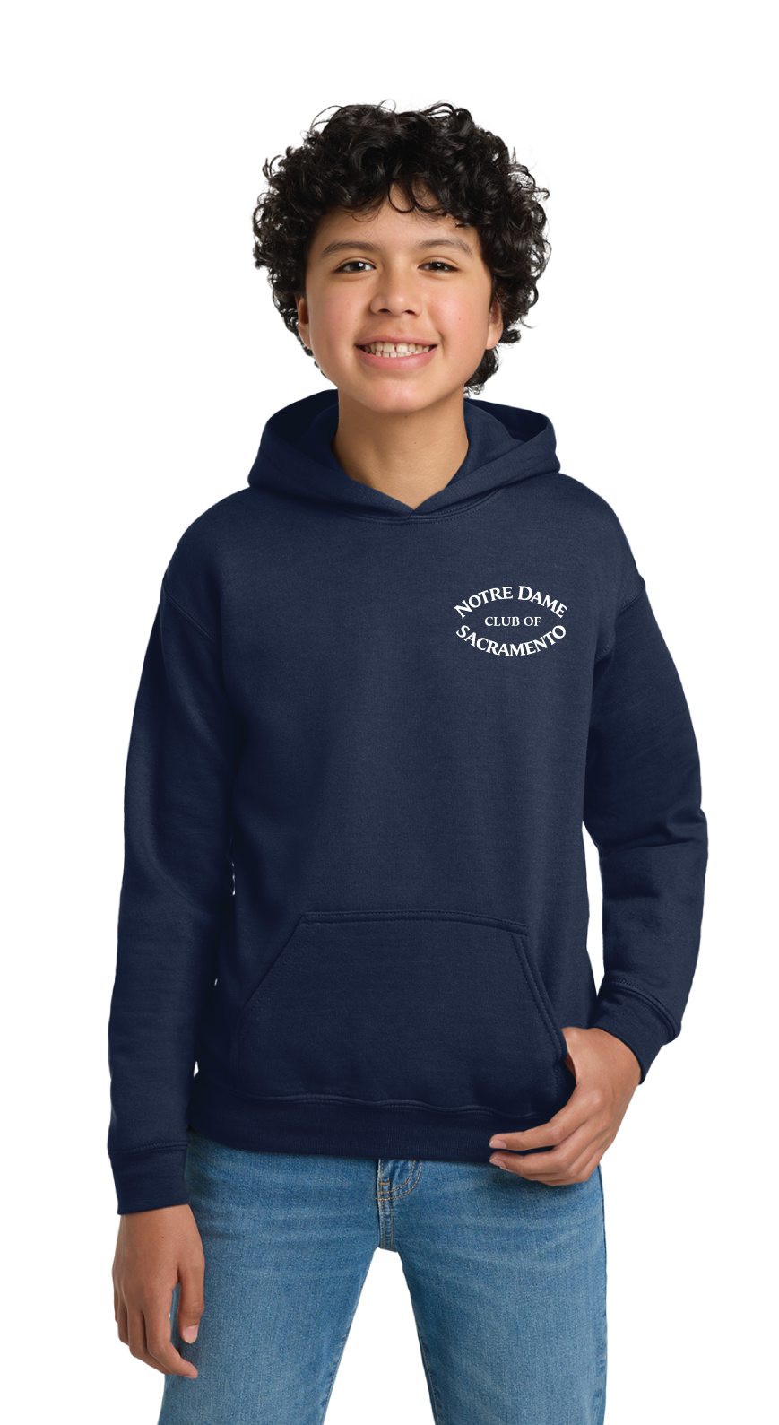 ND Club of Sacramento - Gildan® Youth Heavy Blend™ Hooded Sweatshirt
