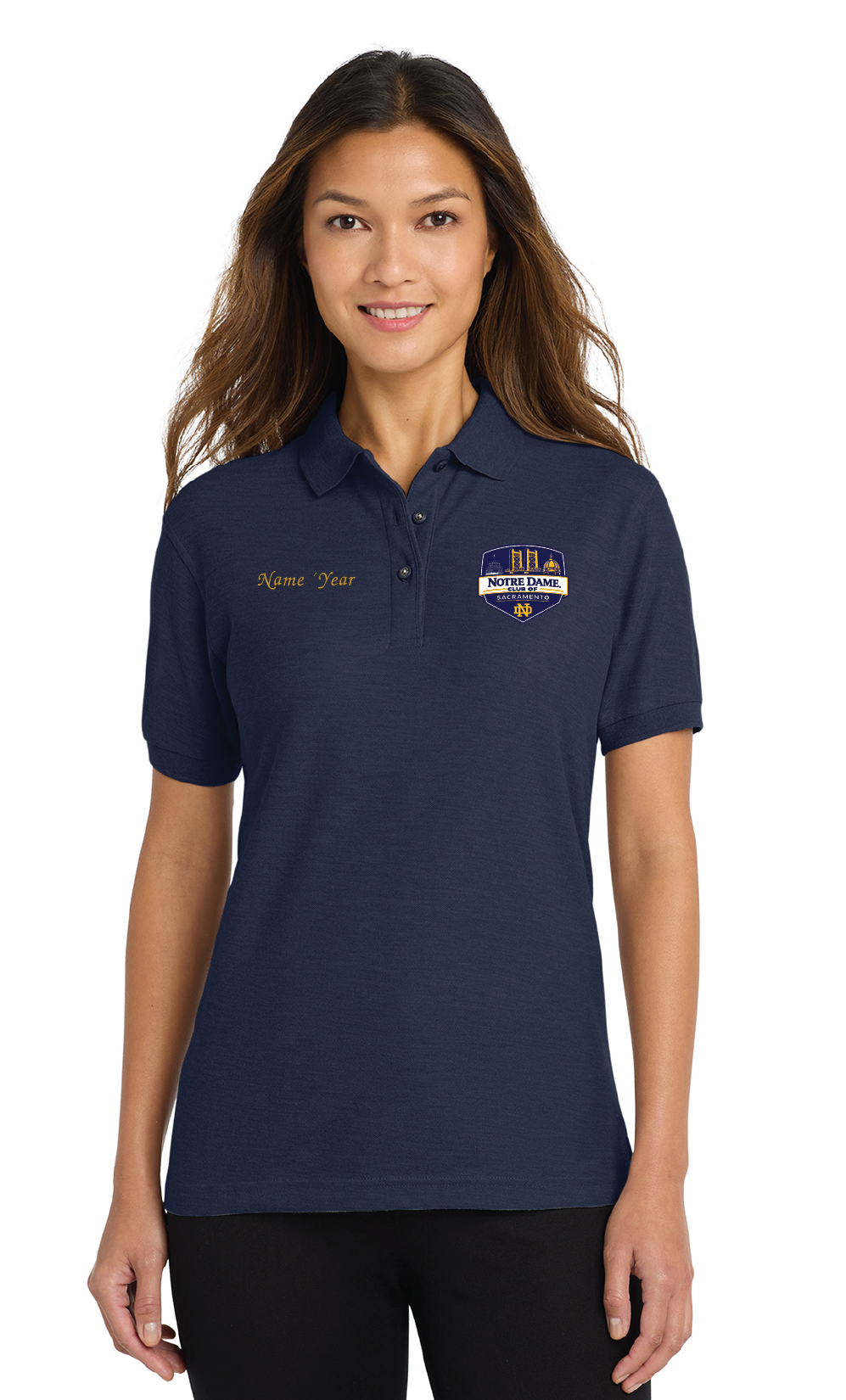 ND Club of Sacramento - Port Authority ® Women's Silk Touch™ Polo. L500