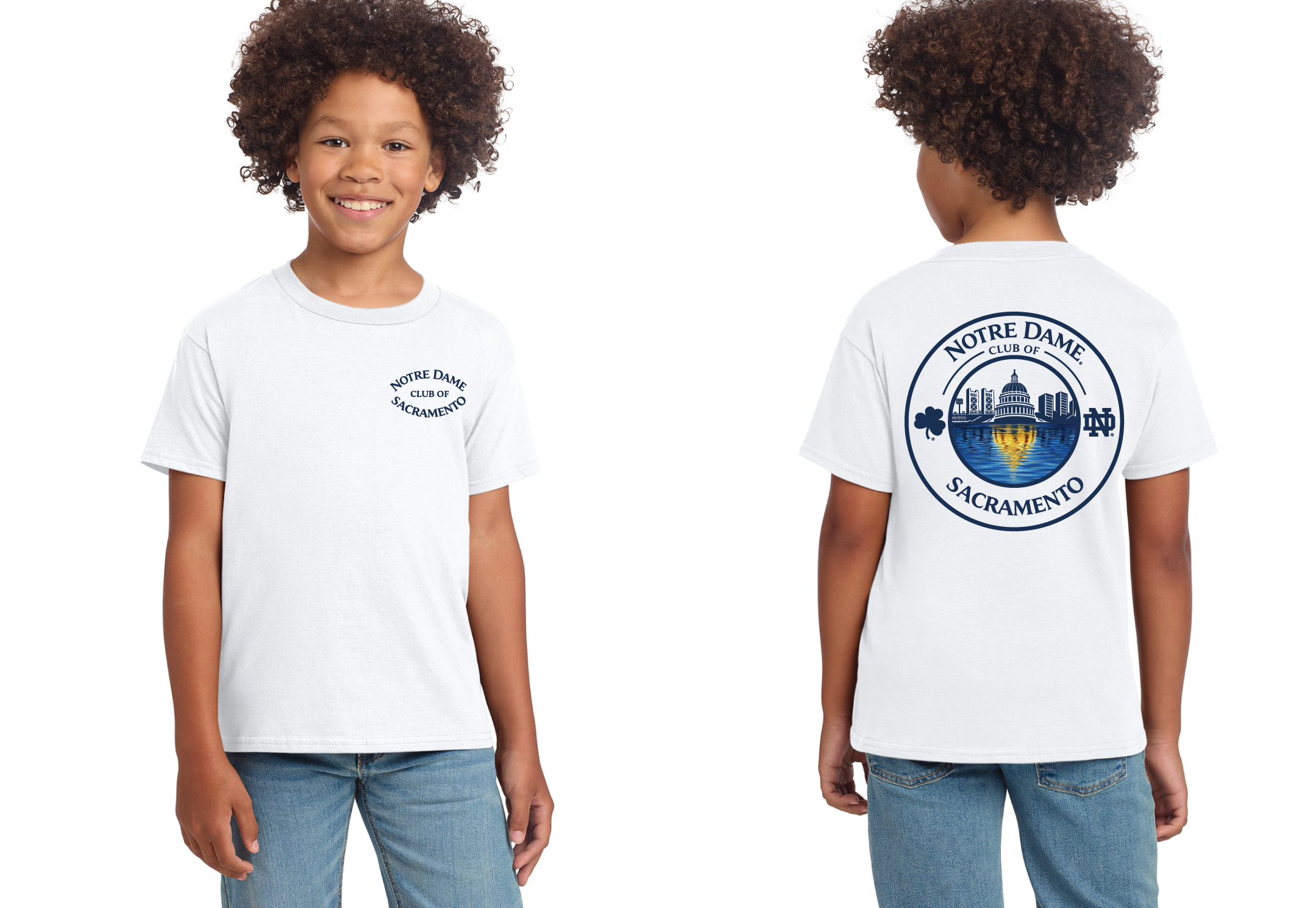 ND Club of Sacramento - Gildan Youth Softstyle® T-Shirt
