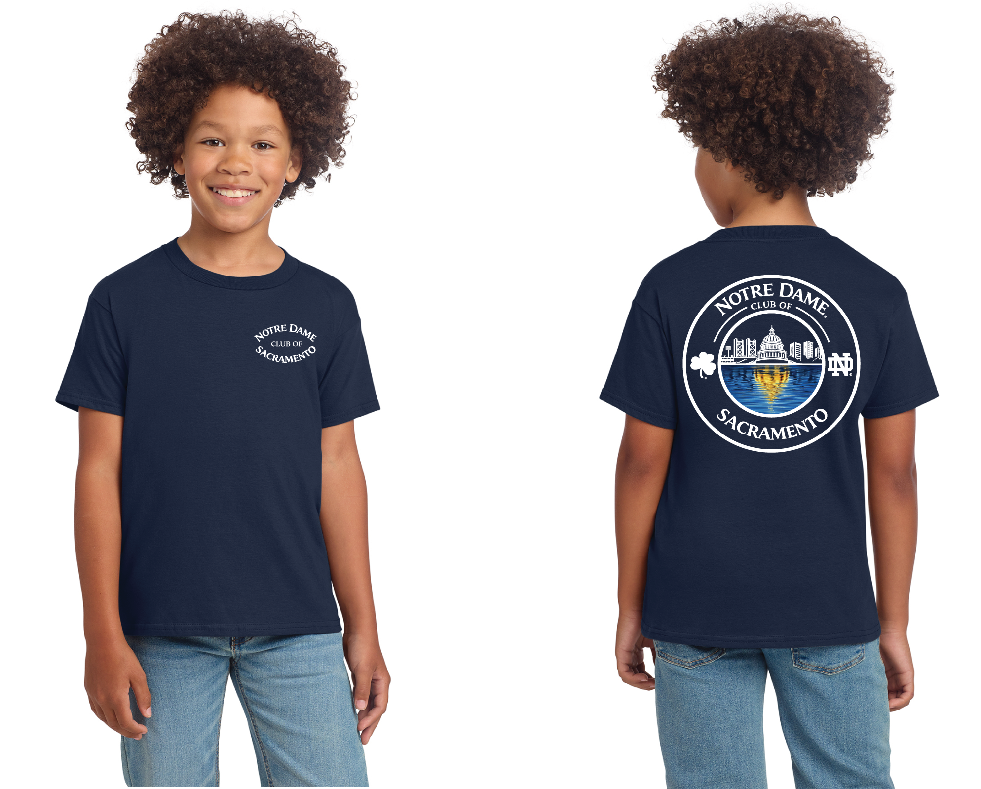 ND Club of Sacramento - Gildan Youth Softstyle® T-Shirt