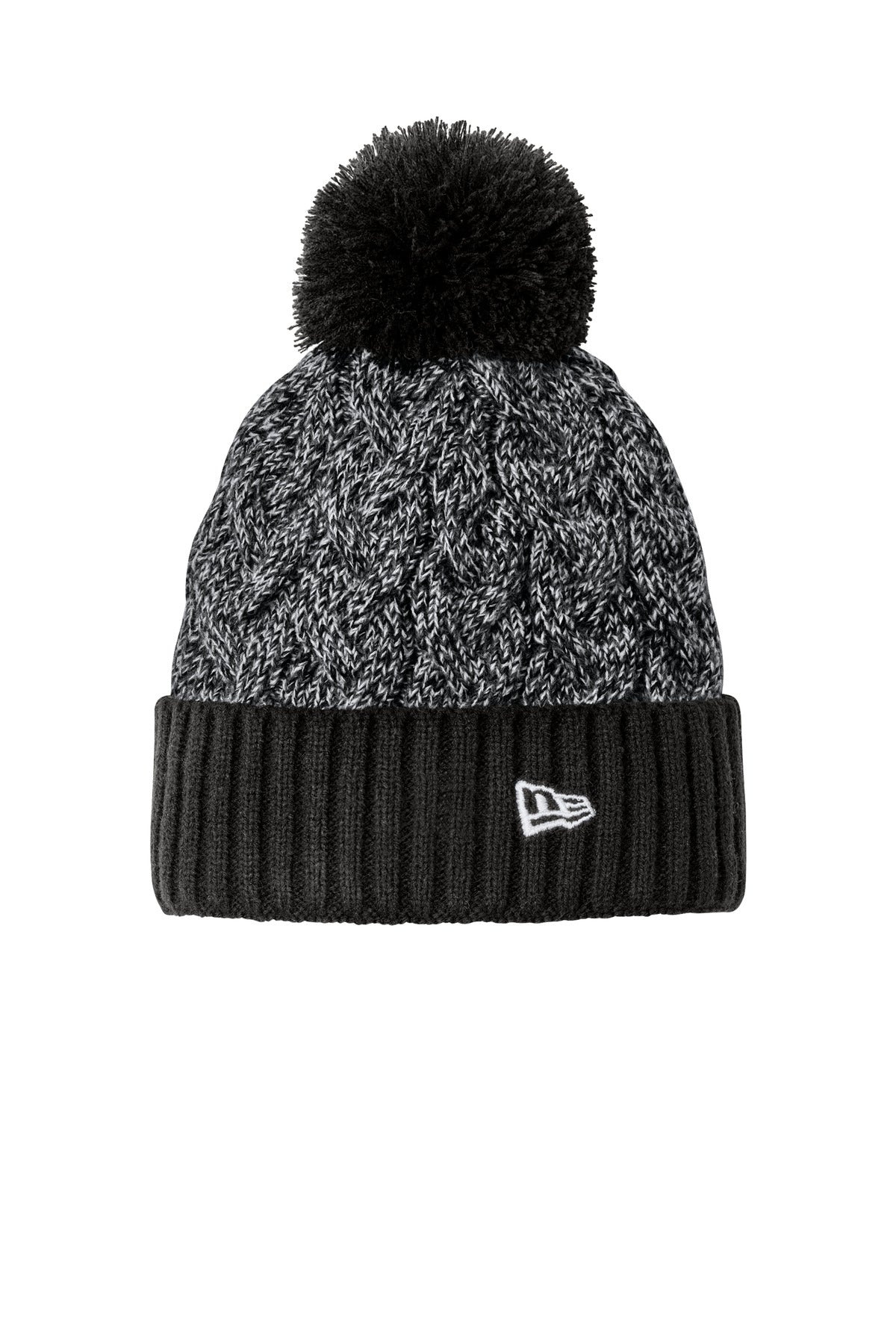 Custom Embroidery - New Era ® Marled Knit Pom Beanie NE910