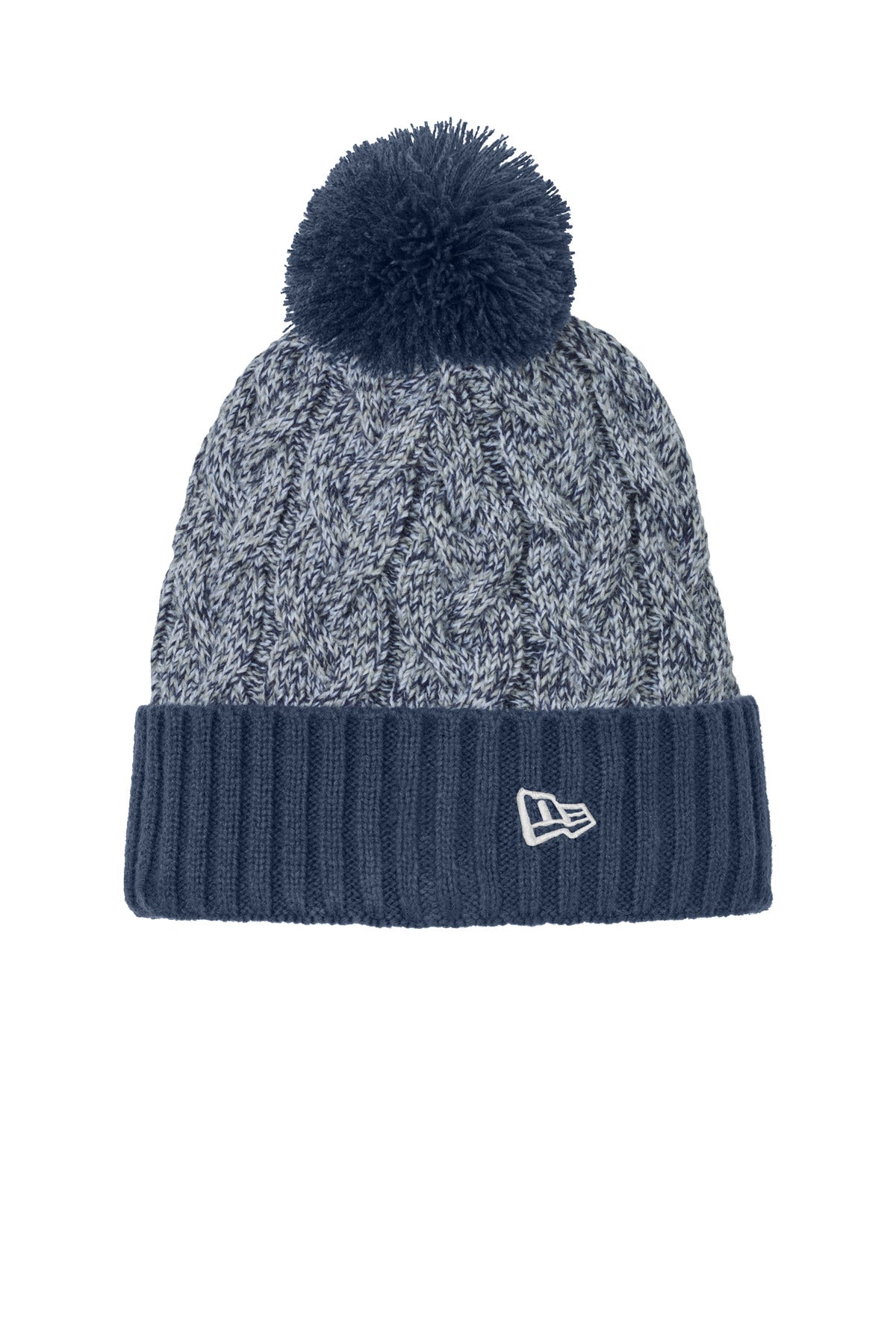 Custom Embroidery - New Era ® Marled Knit Pom Beanie NE910