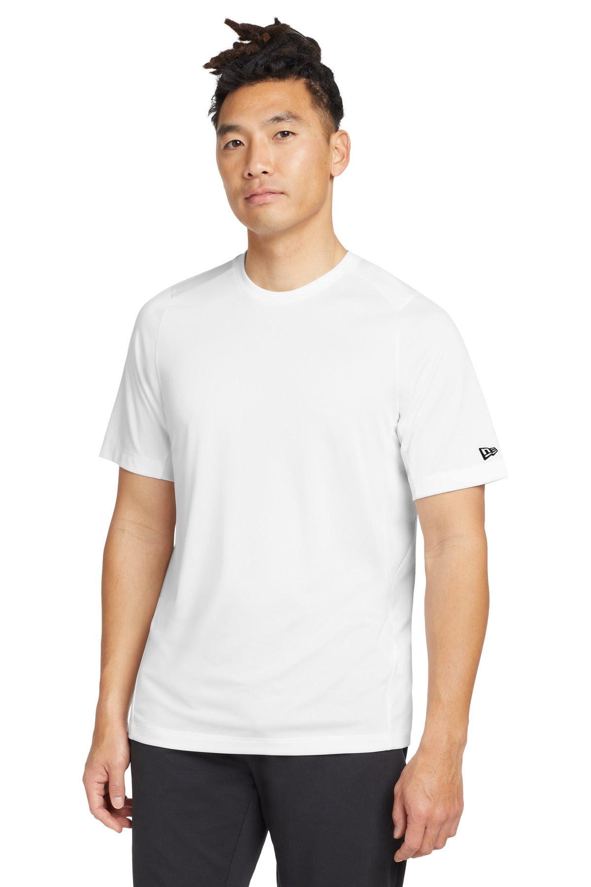 Custom Embroidery - New Era ® Series Performance Crew Tee. NEA200