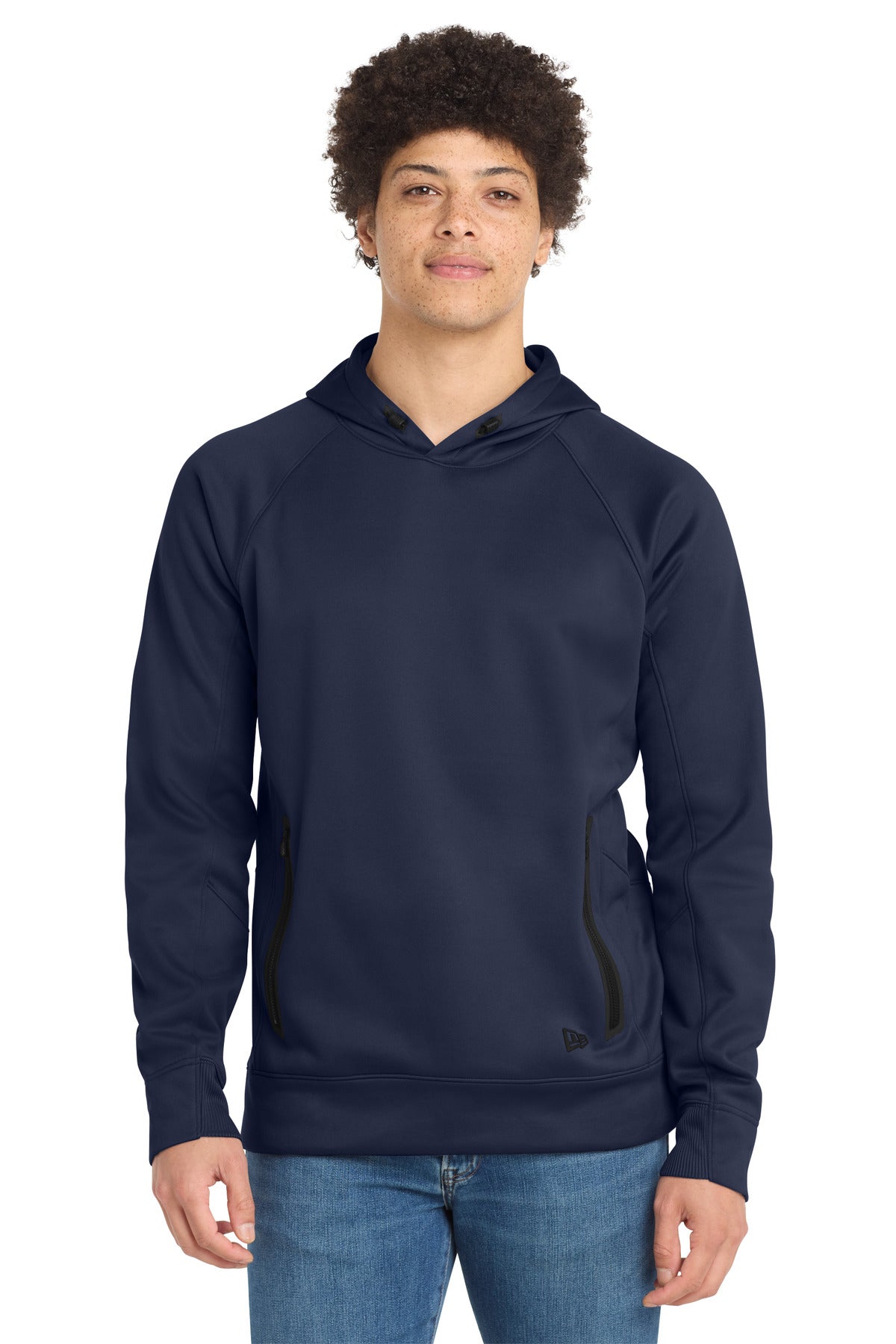 Custom Embroidery - New Era ® Venue Fleece Pullover Hoodie. NEA520