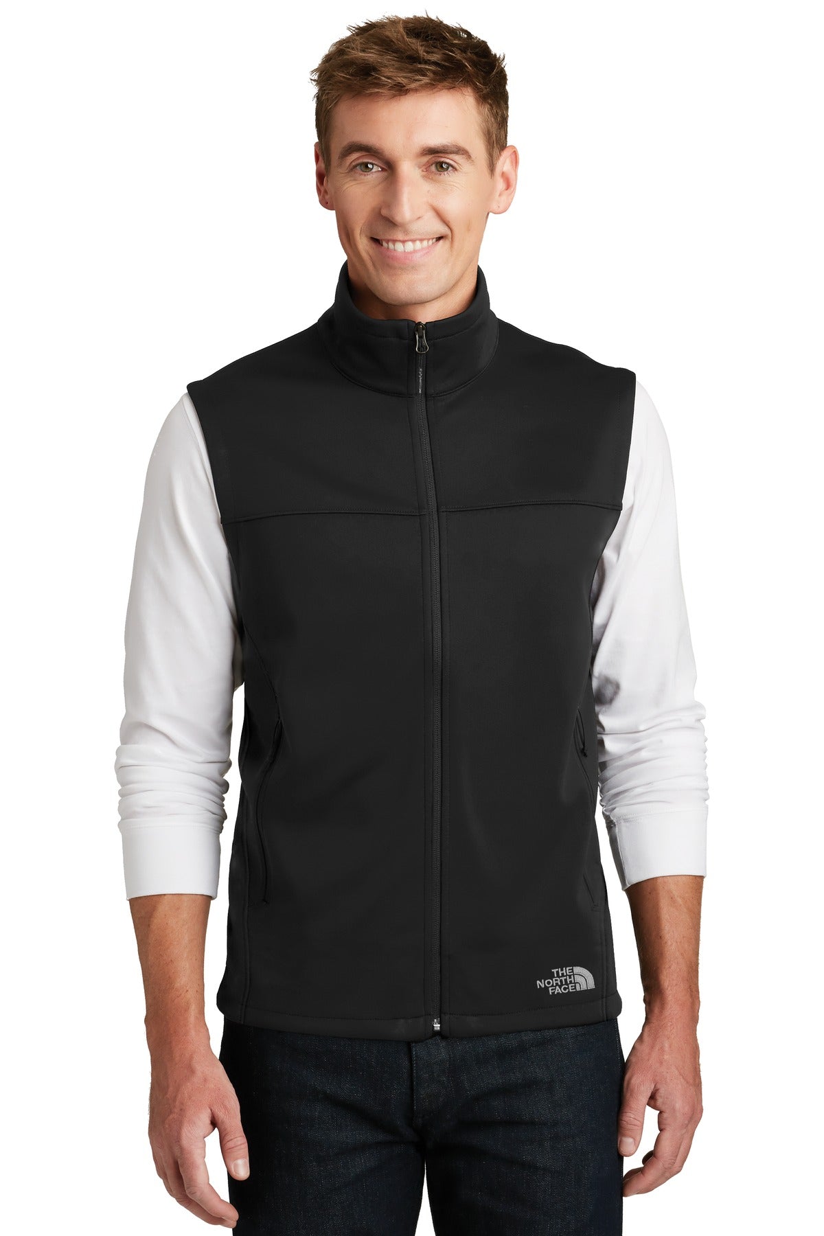 Custom Embroidery or DTF Print - The North Face ® Ridgewall Soft Shell Vest. NF0A3LGZ