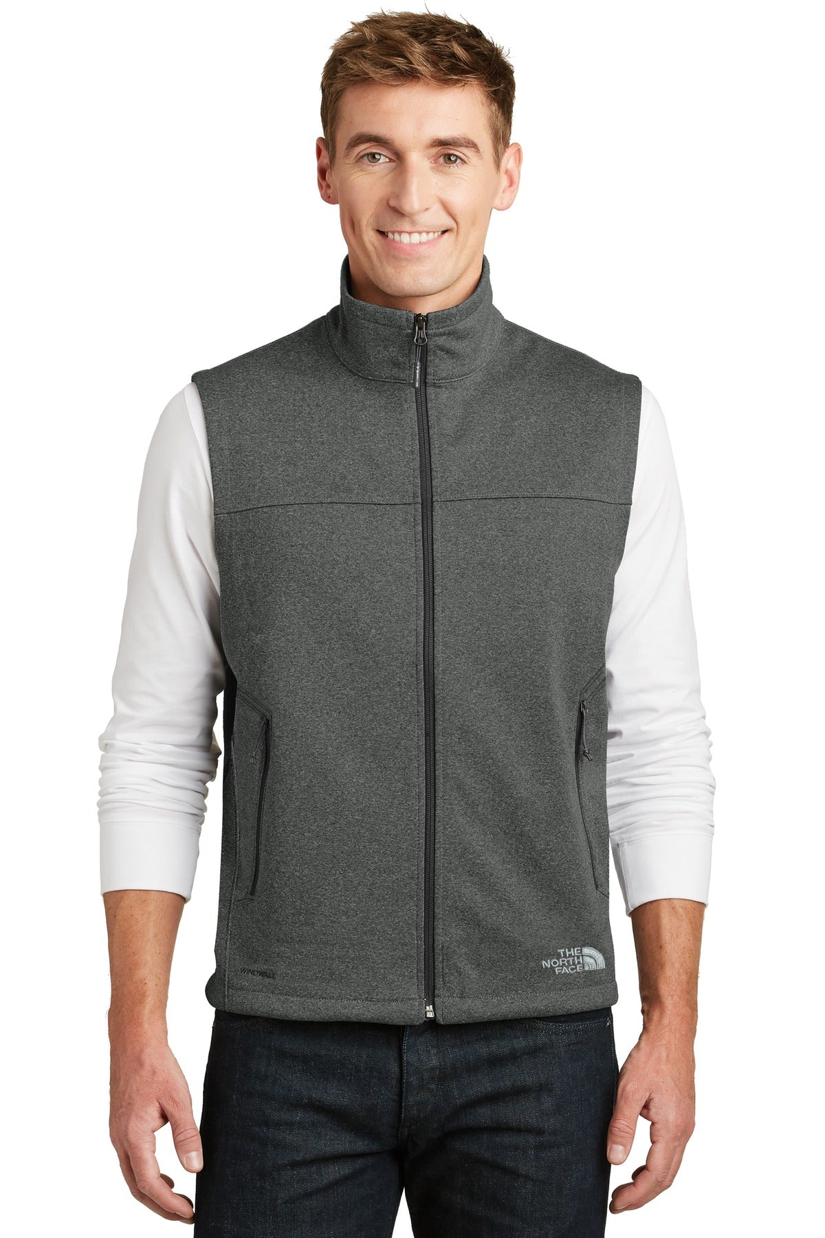 Custom Embroidery or DTF Print - The North Face ® Ridgewall Soft Shell Vest. NF0A3LGZ