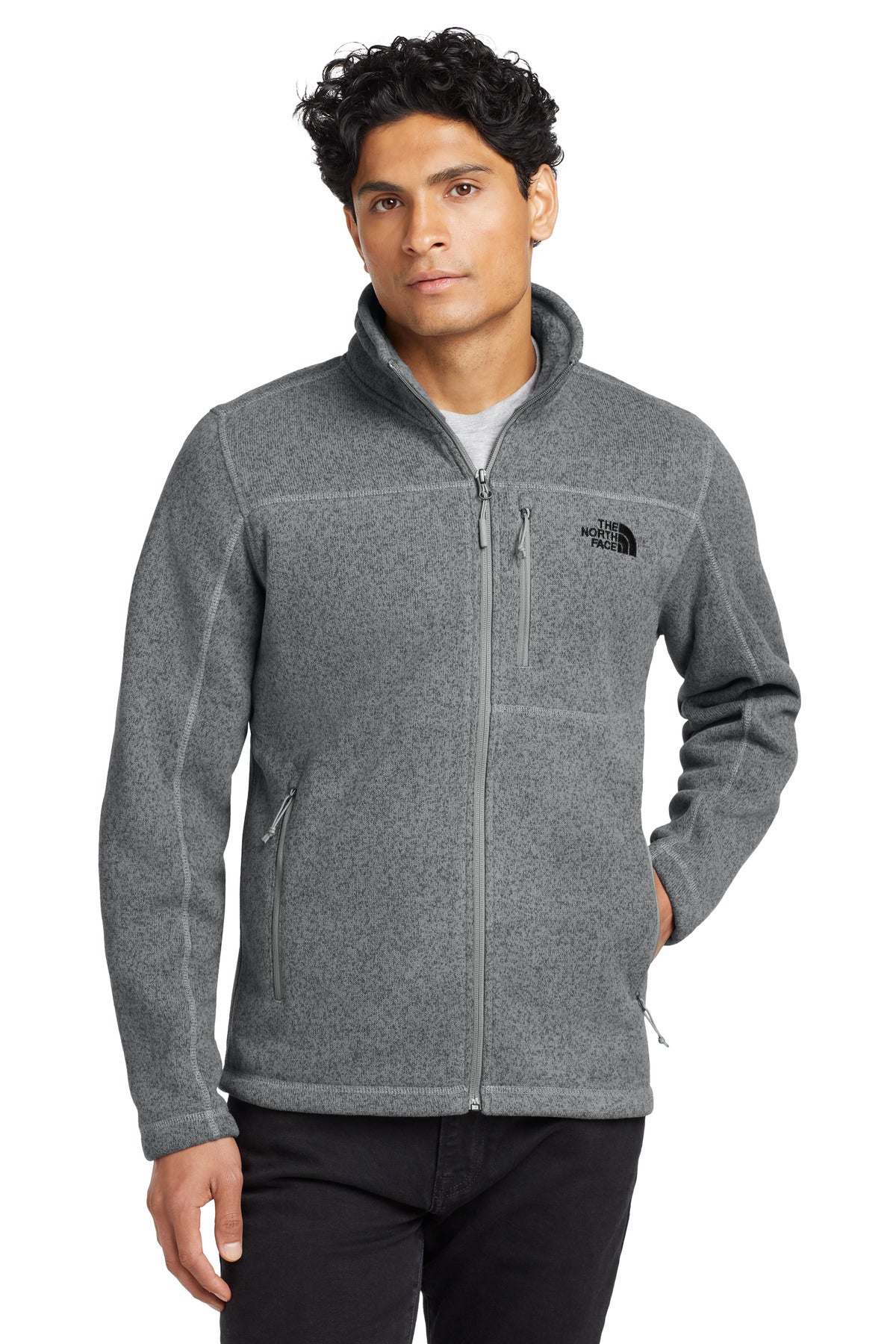 Custom Embroidery or DTF Print - The North Face ® Sweater Fleece Jacket. NF0A3LH7