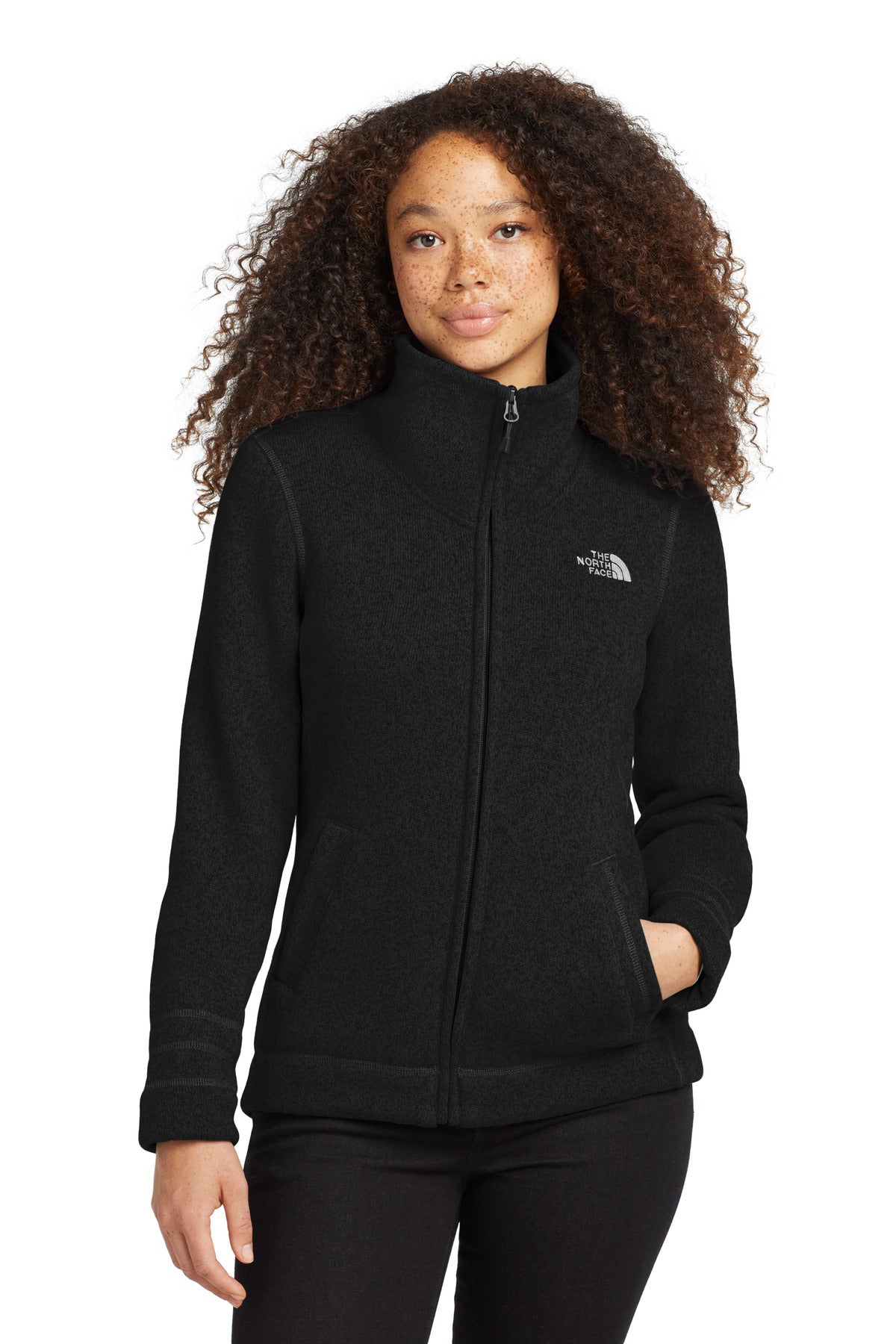 Custom Embroidery or DTF Print - The North Face ® Women's Sweater Fleece Jacket. NF0A3LH8