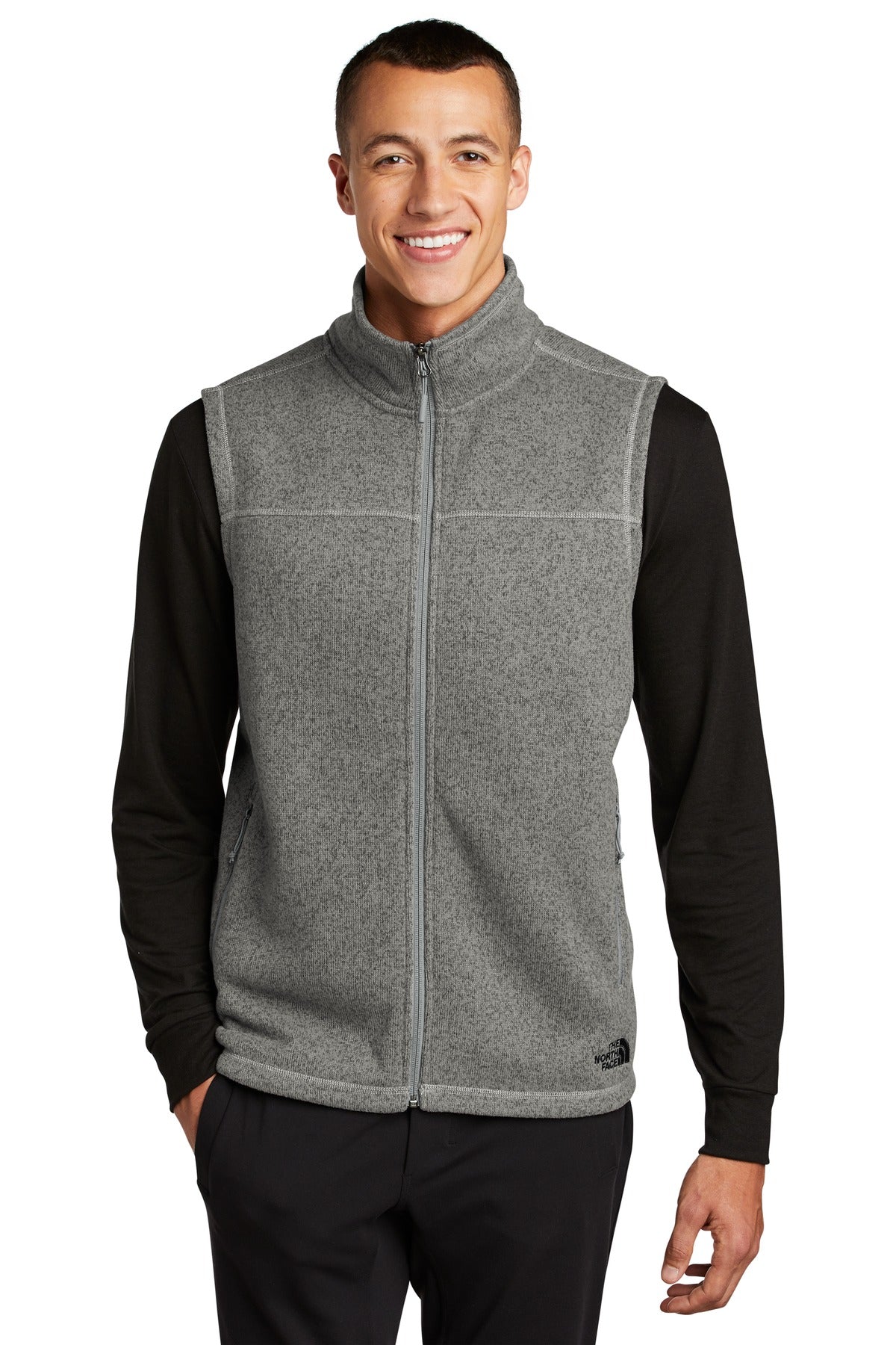 Custom Embroidery or DTF Print - The North Face ® Sweater Fleece Vest NF0A47FA
