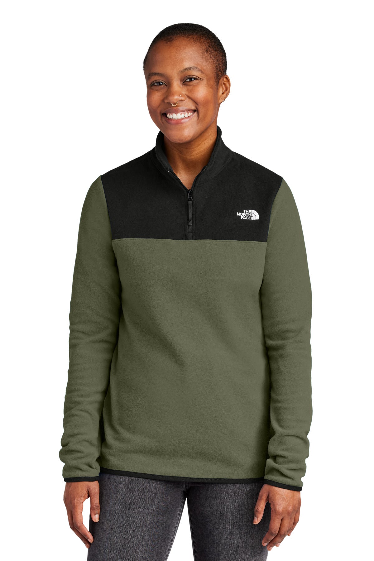 Custom Embroidery or DTF Print - The North Face ® Women's Glacier 1/4-Zip Fleece NF0A7V4M