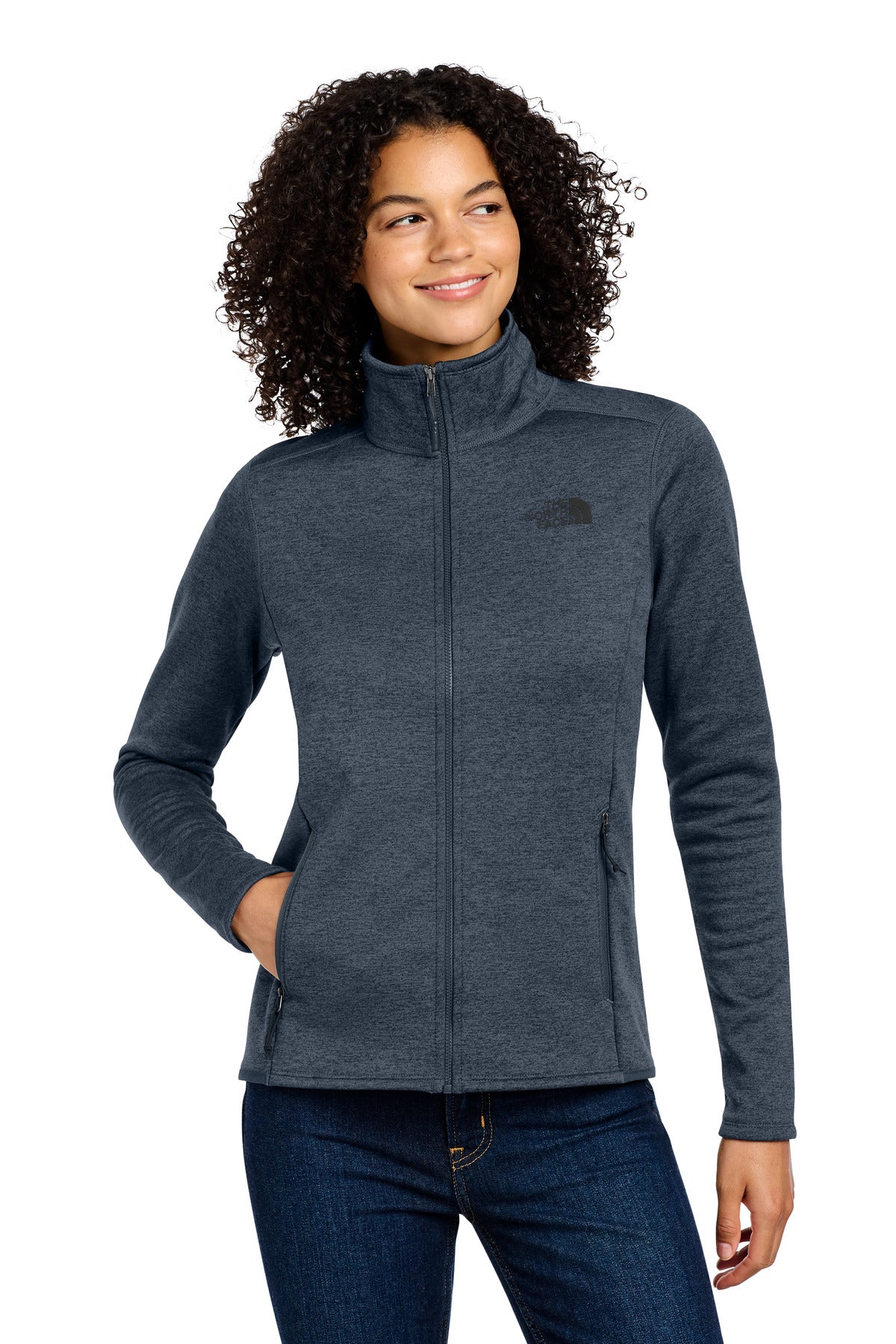 Custom Embroidery or DTF Print - The North Face ® Women's Skyline Full-Zip Fleece Jacket NF0A7V62