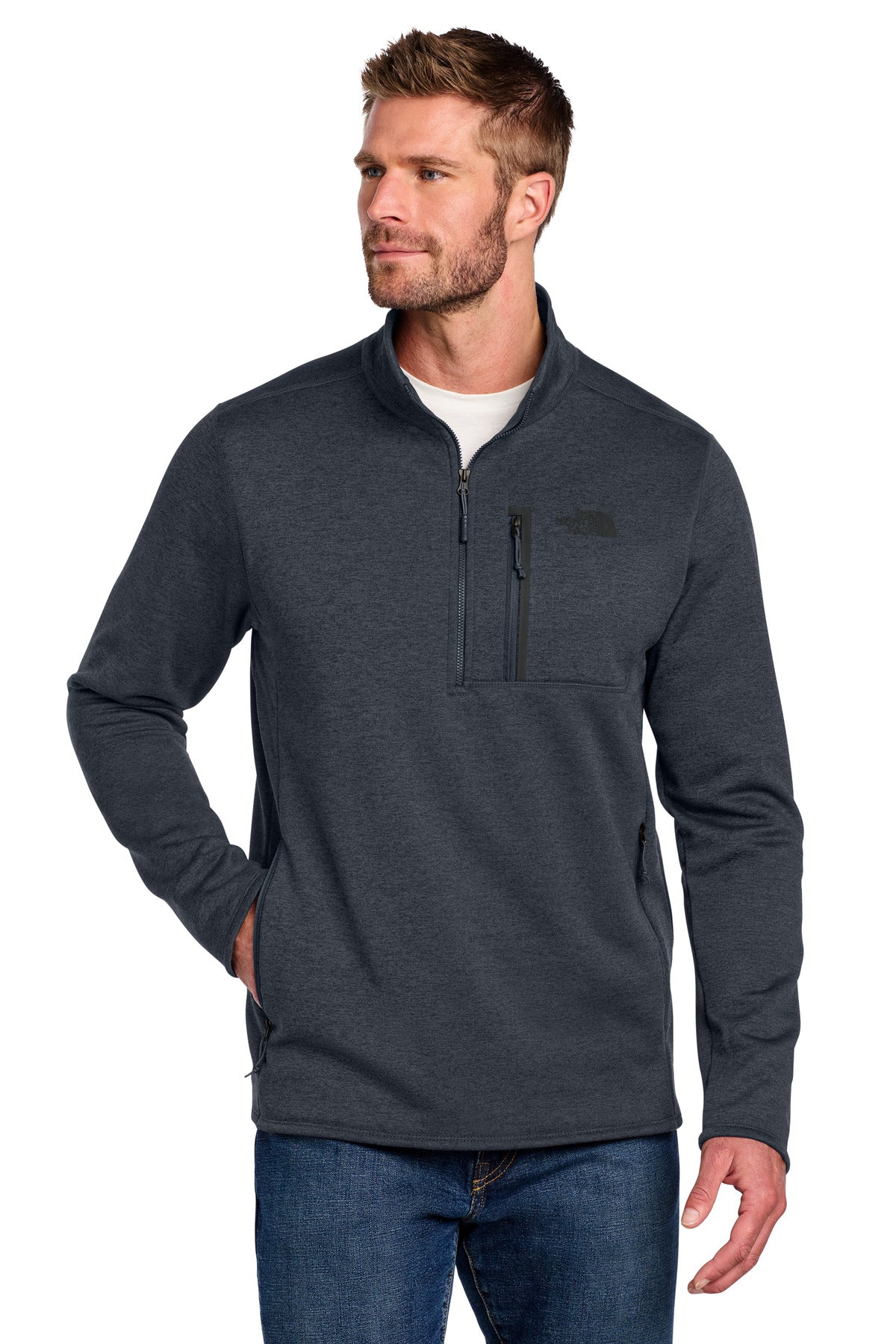Custom Embroidery or DTF Print - The North Face ® Skyline 1/2-Zip Fleece NF0A7V63
