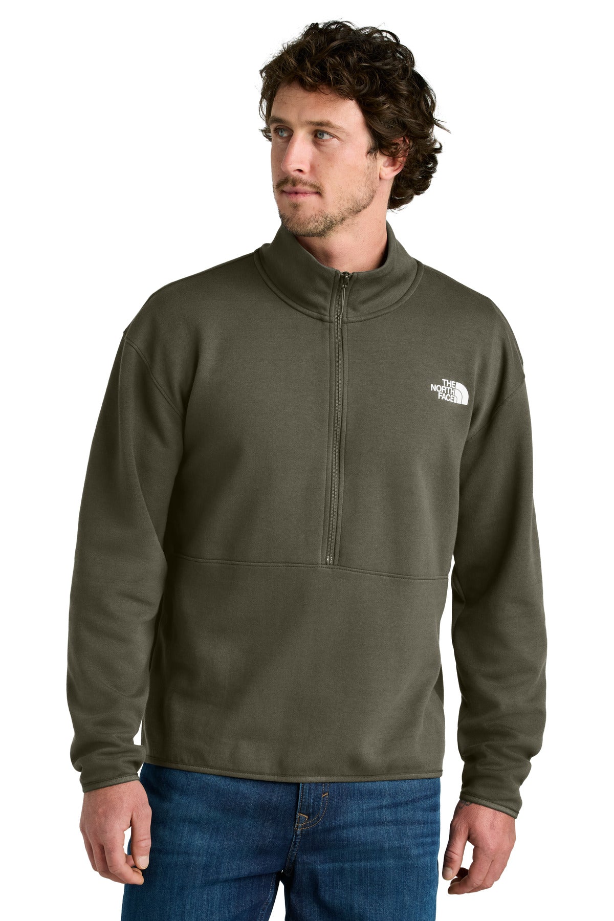 Custom Embroidered - The North Face® Double-Knit 1/2-Zip Fleece NF0A8C5G