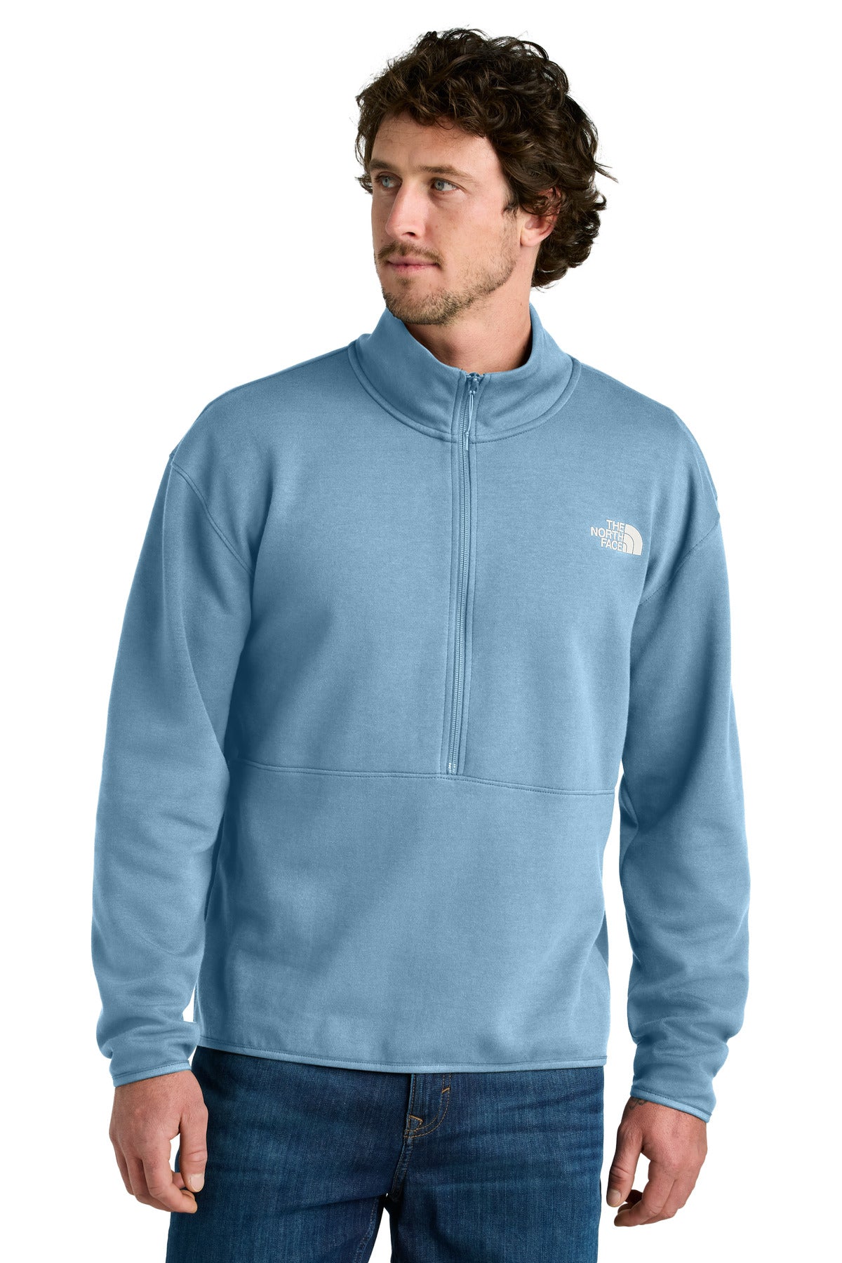 Custom Embroidery or DTF Print - The North Face ® Double-Knit 1/2-Zip Fleece NF0A8C5G