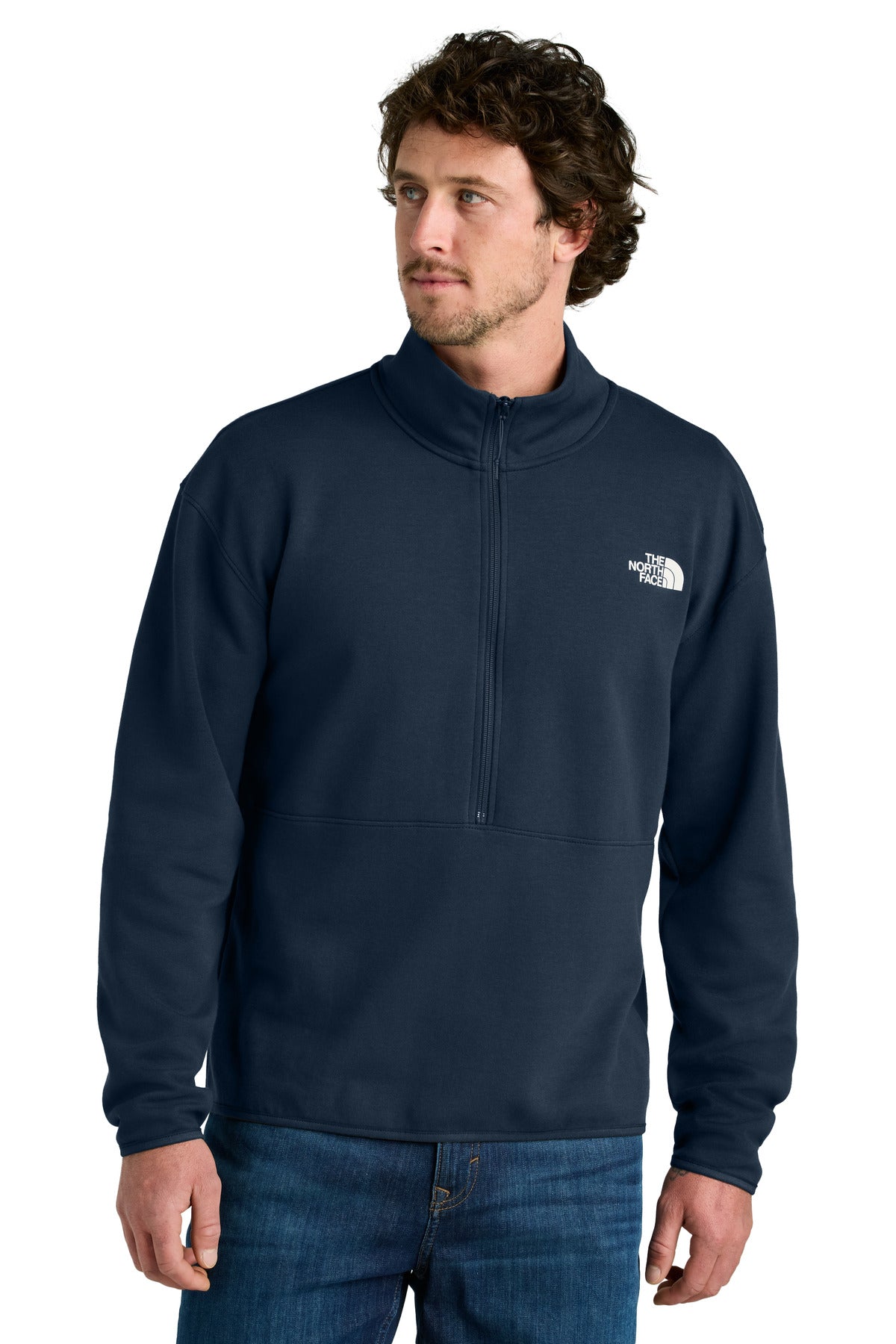 Custom Embroidery or DTF Print - The North Face ® Double-Knit 1/2-Zip Fleece NF0A8C5G