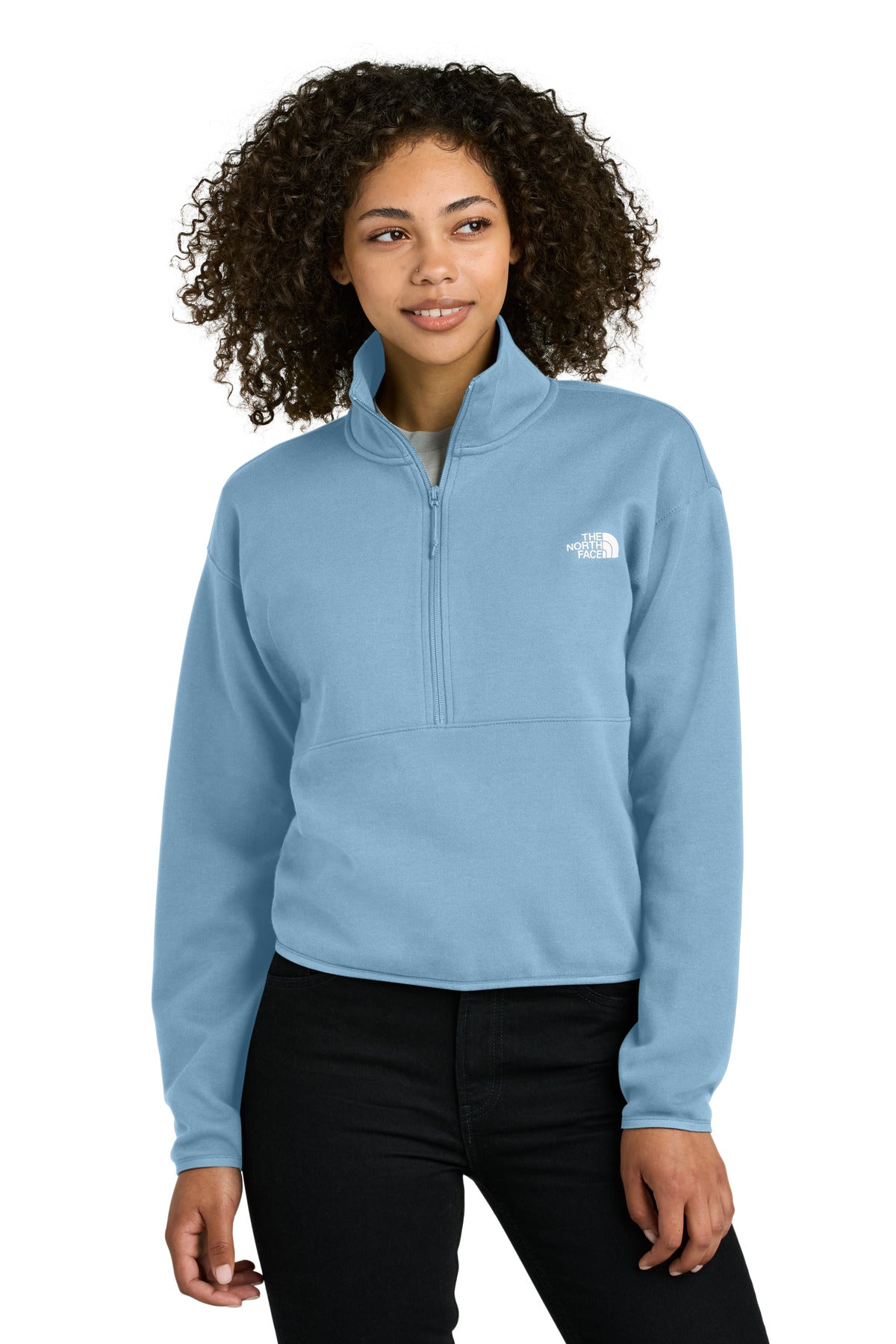Custom Embroidery or DTF Print - The North Face ® Women's Double-Knit 1/2-Zip Fleece NF0A8C5H