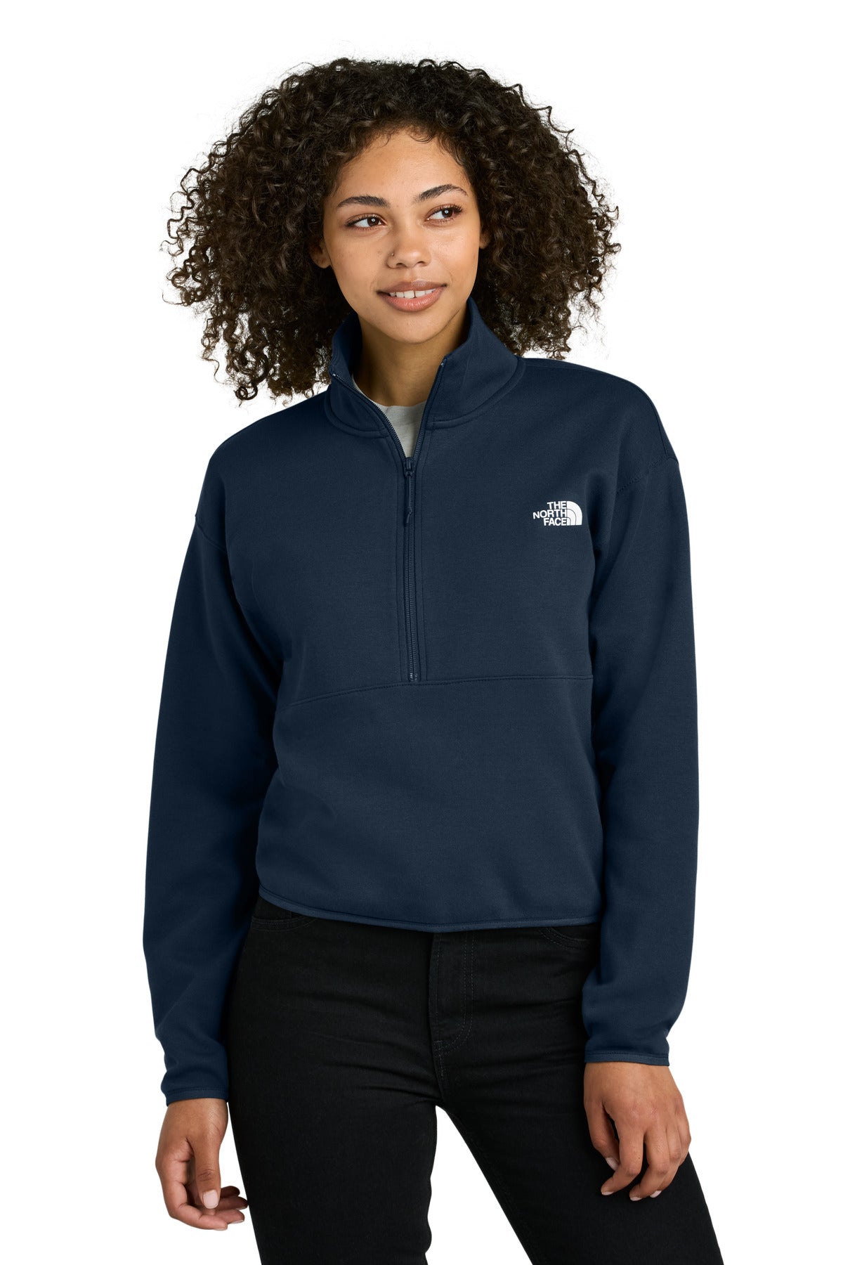 Custom Embroidery or DTF Print - The North Face ® Women's Double-Knit 1/2-Zip Fleece NF0A8C5H