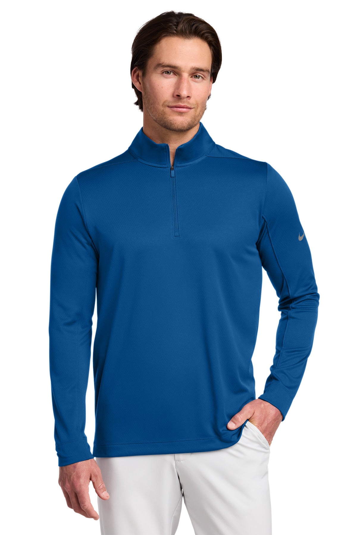 Custom Embroidery or DTF Print - Nike Dry 1/2-Zip Cover-Up NKBV6044