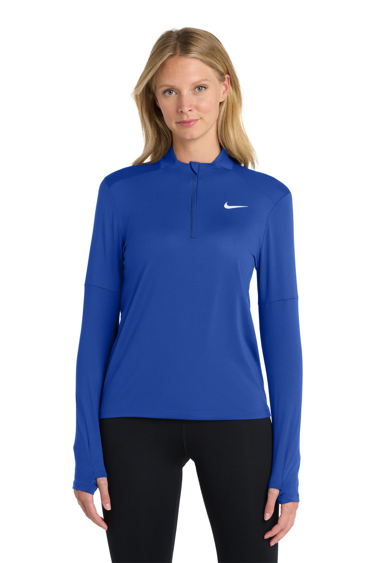 Custom Embroidery or DTF Print - Nike Women's Dri-FIT Element 1/2-Zip Top NKDH4951