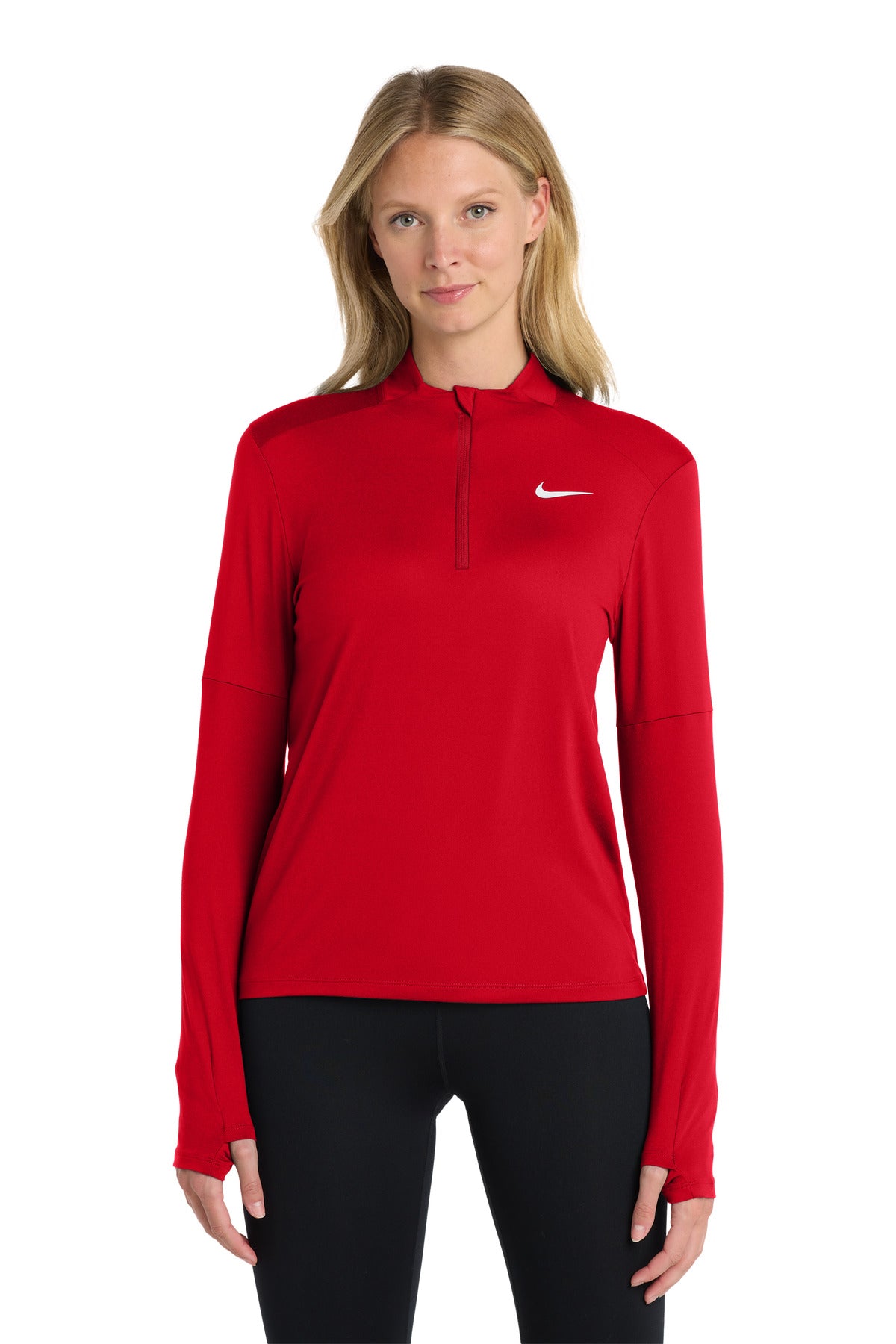 Custom Embroidery or DTF Print - Nike Women's Dri-FIT Element 1/2-Zip Top NKDH4951
