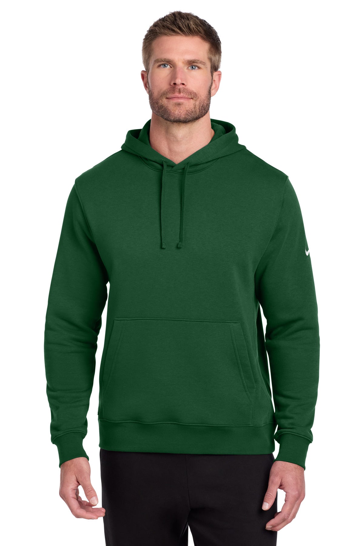 Custom Embroidery or DTF Print - Nike Club Fleece Sleeve Swoosh Pullover Hoodie NKDR1499
