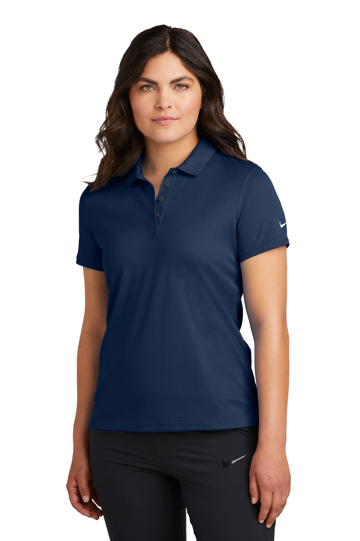 Custom Embroidery or DTF Print - Nike Women's Victory Solid Polo NKDX6685