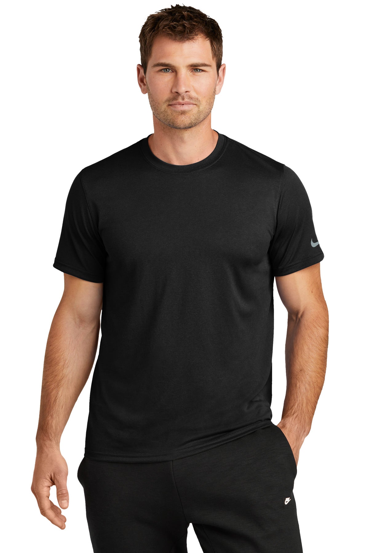 Custom Embroidery or DTF Print - Nike Swoosh Sleeve rLegend Tee NKDX8730