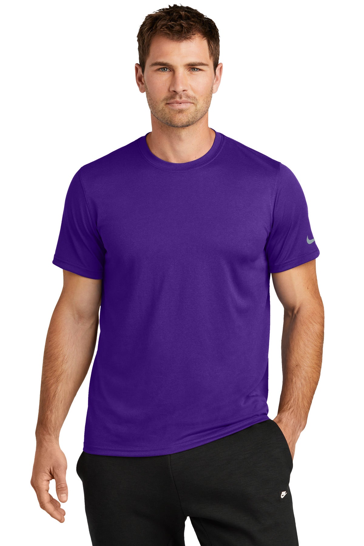 Custom Embroidery or DTF Print - Nike Swoosh Sleeve rLegend Tee NKDX8730