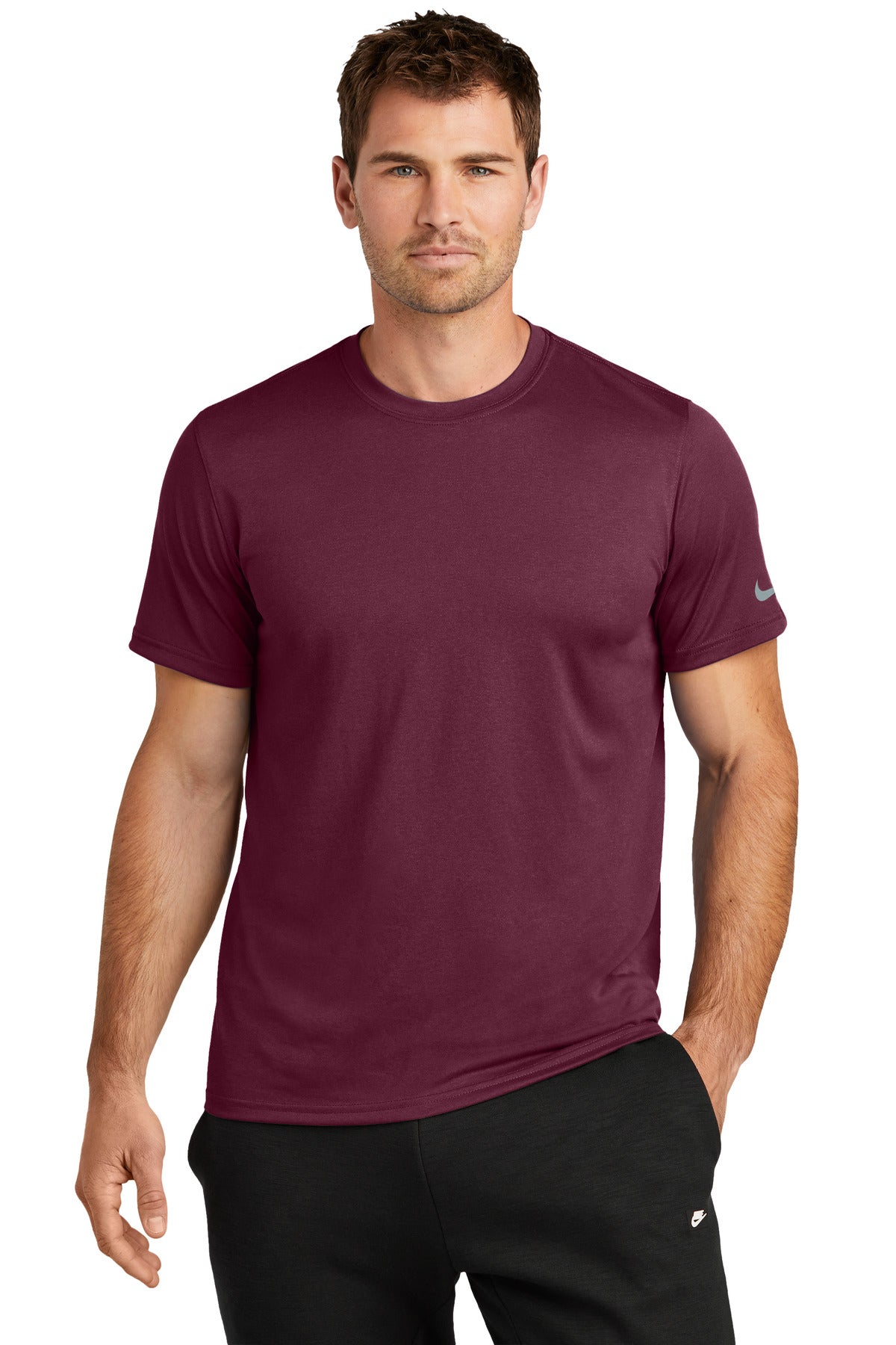 Custom Embroidery or DTF Print - Nike Swoosh Sleeve rLegend Tee NKDX8730
