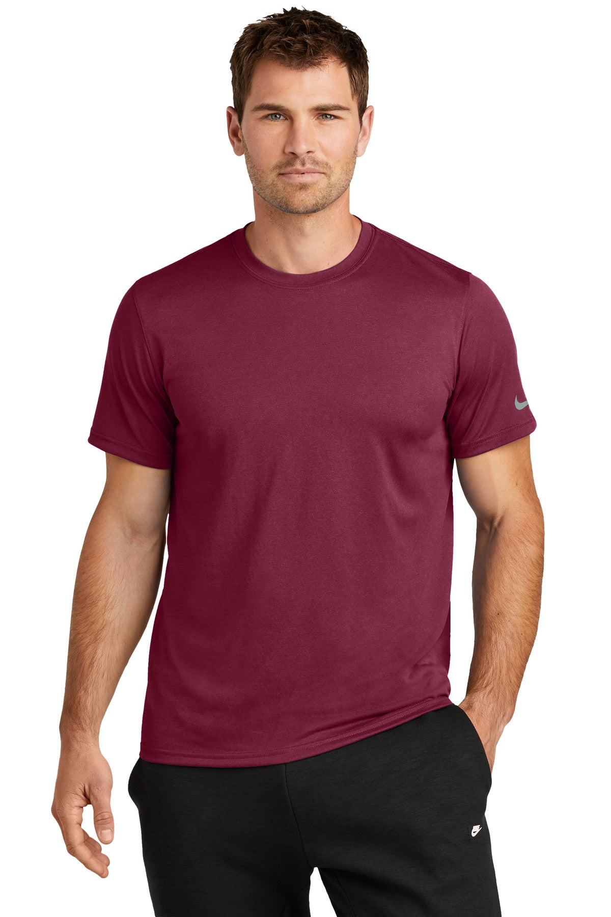 Custom Embroidery or DTF Print - Nike Swoosh Sleeve rLegend Tee NKDX8730