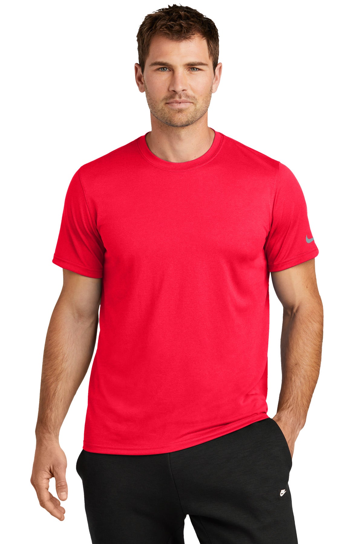 Custom Embroidery or DTF Print - Nike Swoosh Sleeve rLegend Tee NKDX8730