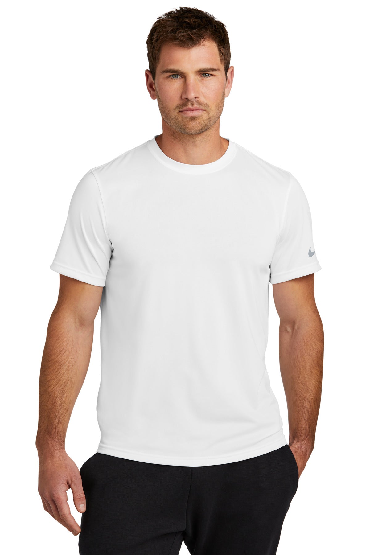 Custom Embroidery or DTF Print - Nike Swoosh Sleeve rLegend Tee NKDX8730