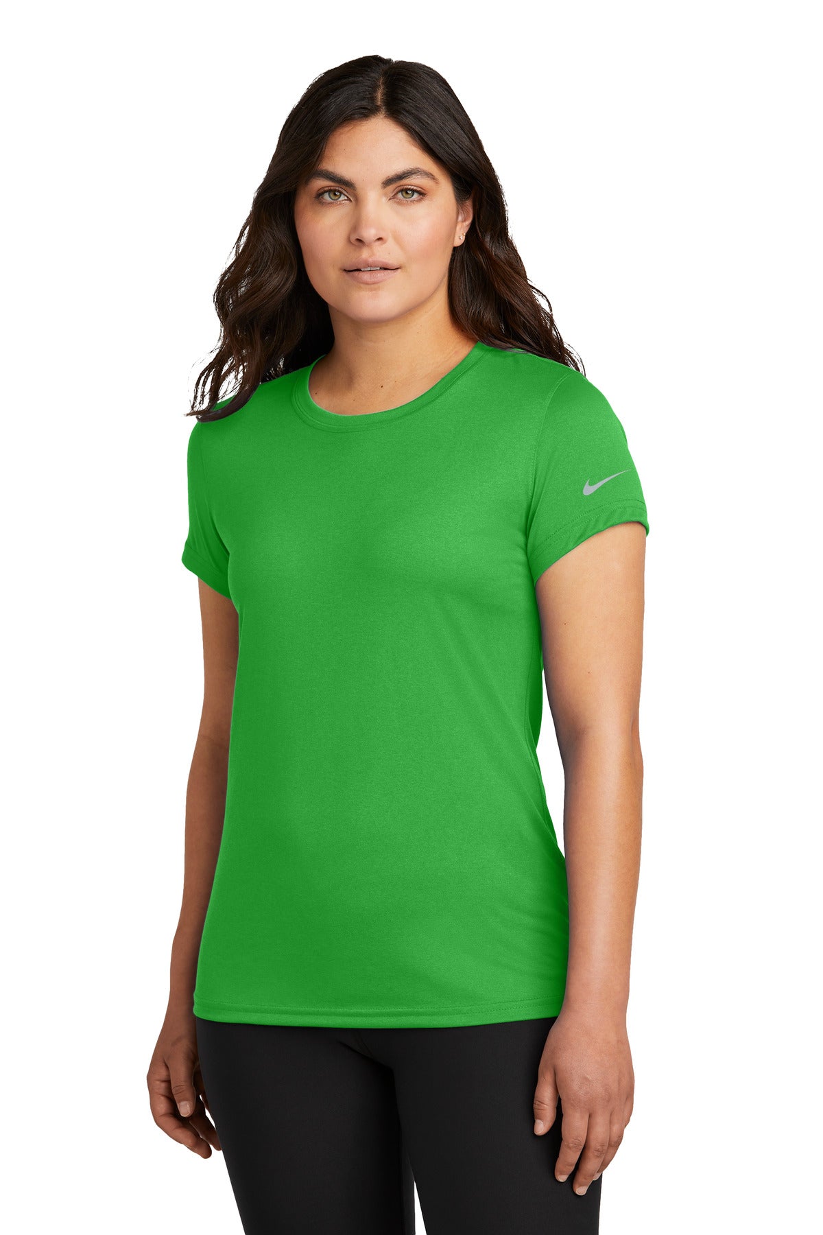 Custom Embroidery or DTF Print - Nike Women's Swoosh Sleeve rLegend Tee NKDX8734