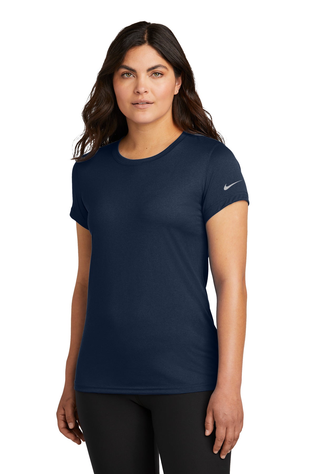 Custom Embroidery or DTF Print - Nike Women's Swoosh Sleeve rLegend Tee NKDX8734