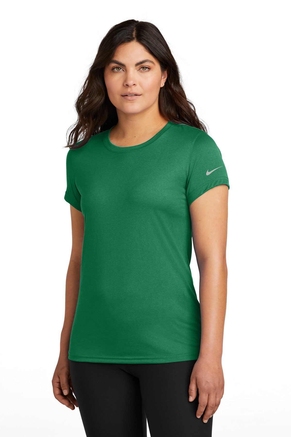 Custom Embroidery or DTF Print - Nike Women's Swoosh Sleeve rLegend Tee NKDX8734