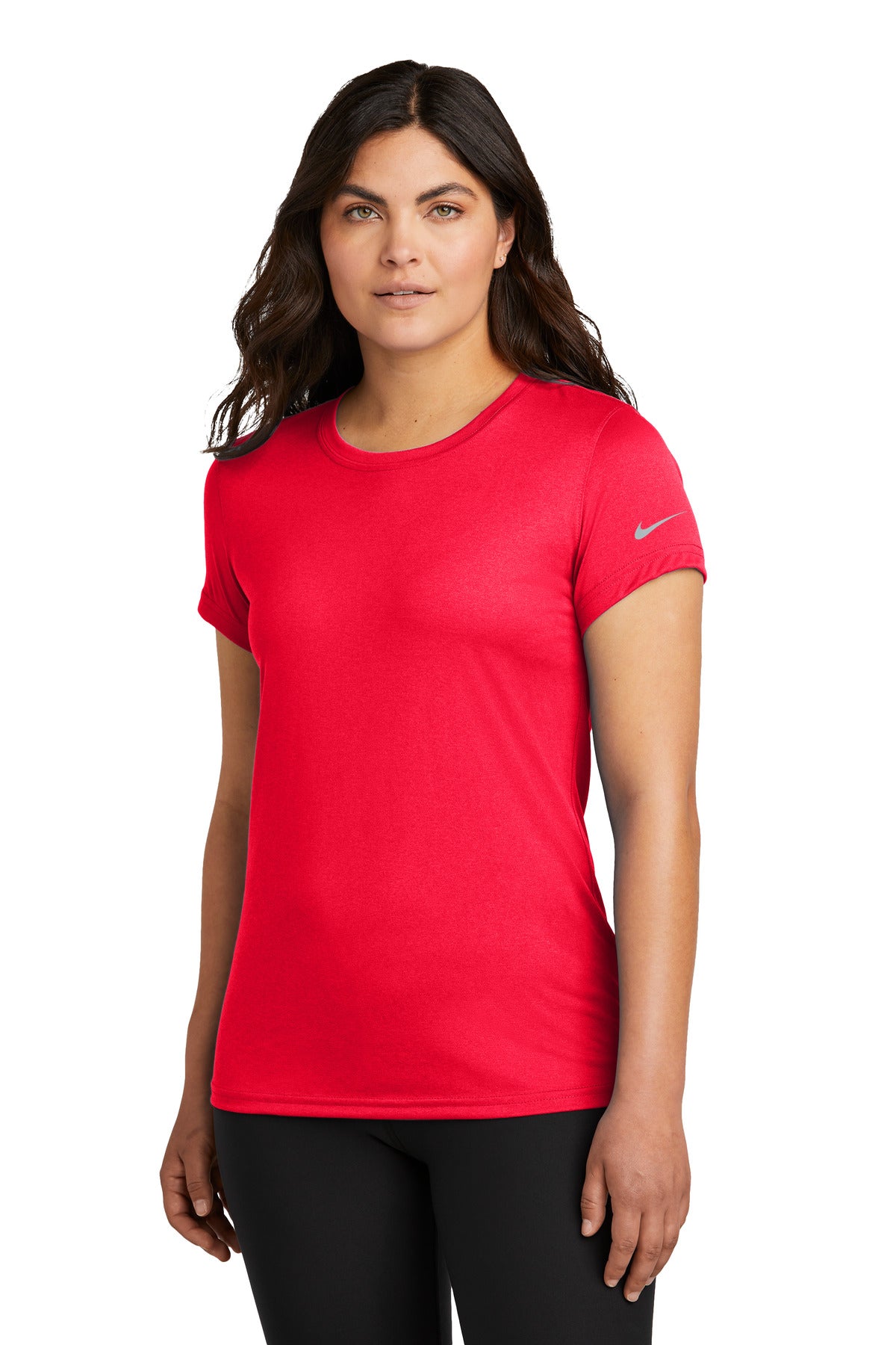 Custom Embroidery or DTF Print - Nike Women's Swoosh Sleeve rLegend Tee NKDX8734