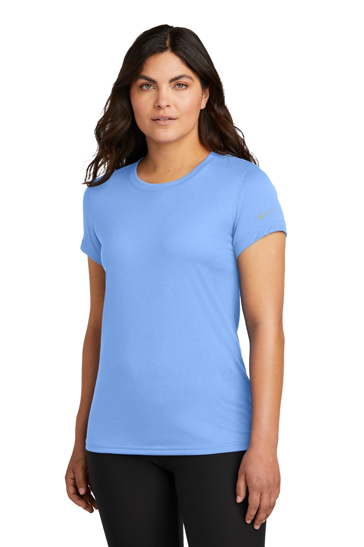 Custom Embroidery or DTF Print - Nike Women's Swoosh Sleeve rLegend Tee NKDX8734
