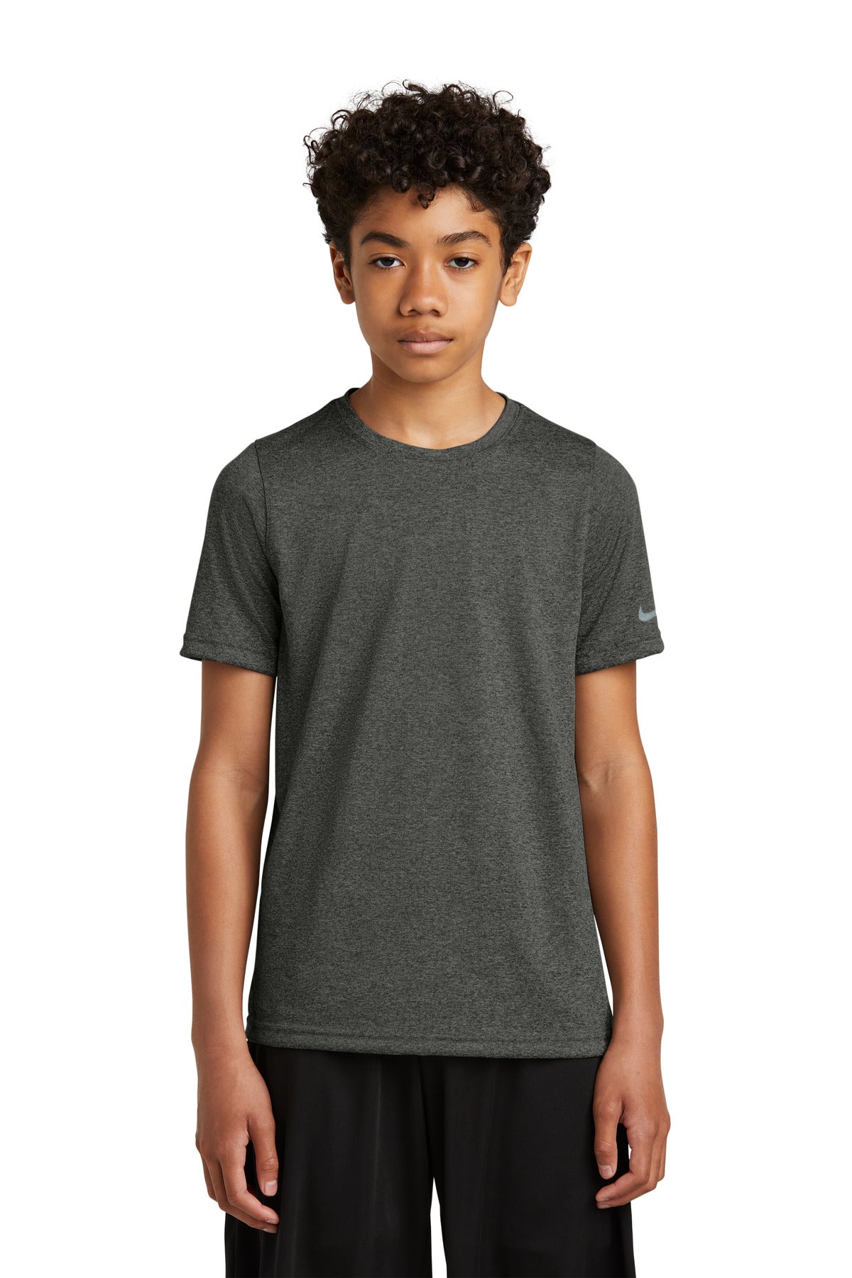 Custom Embroidery or DTF Print - Nike Youth Swoosh Sleeve rLegend Tee NKDX8787