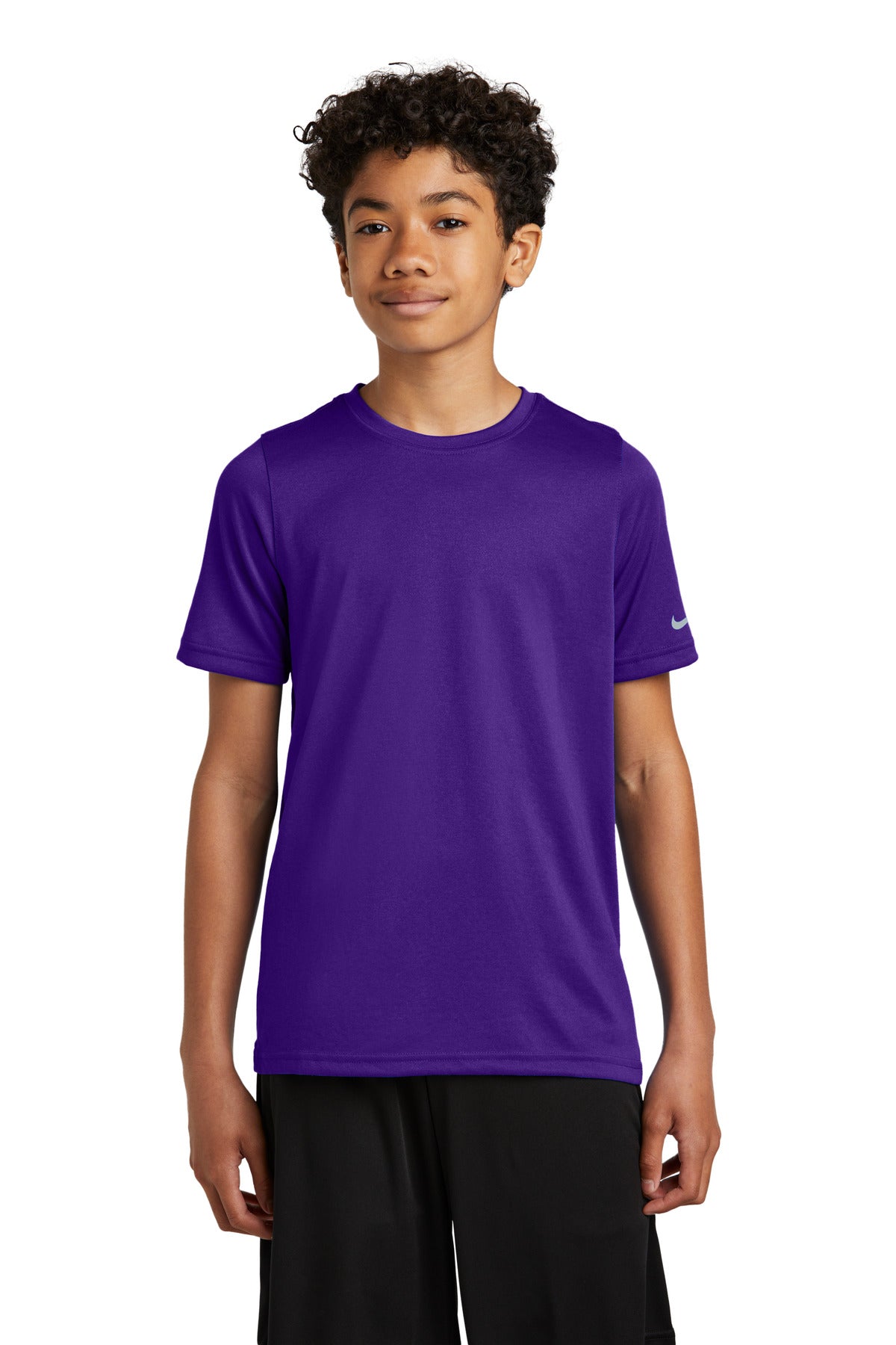 Custom Embroidery or DTF Print - Nike Youth Swoosh Sleeve rLegend Tee NKDX8787