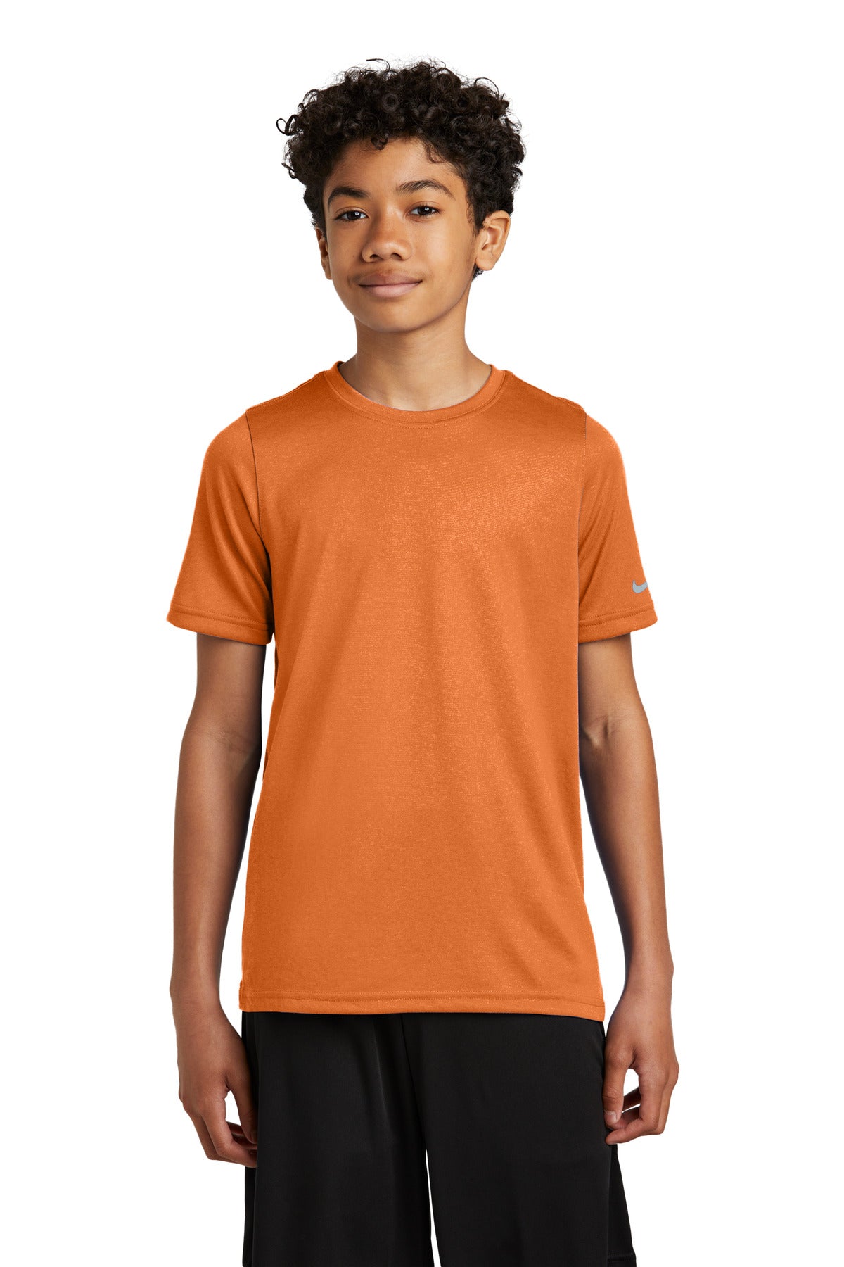 Custom Embroidery or DTF Print - Nike Youth Swoosh Sleeve rLegend Tee NKDX8787