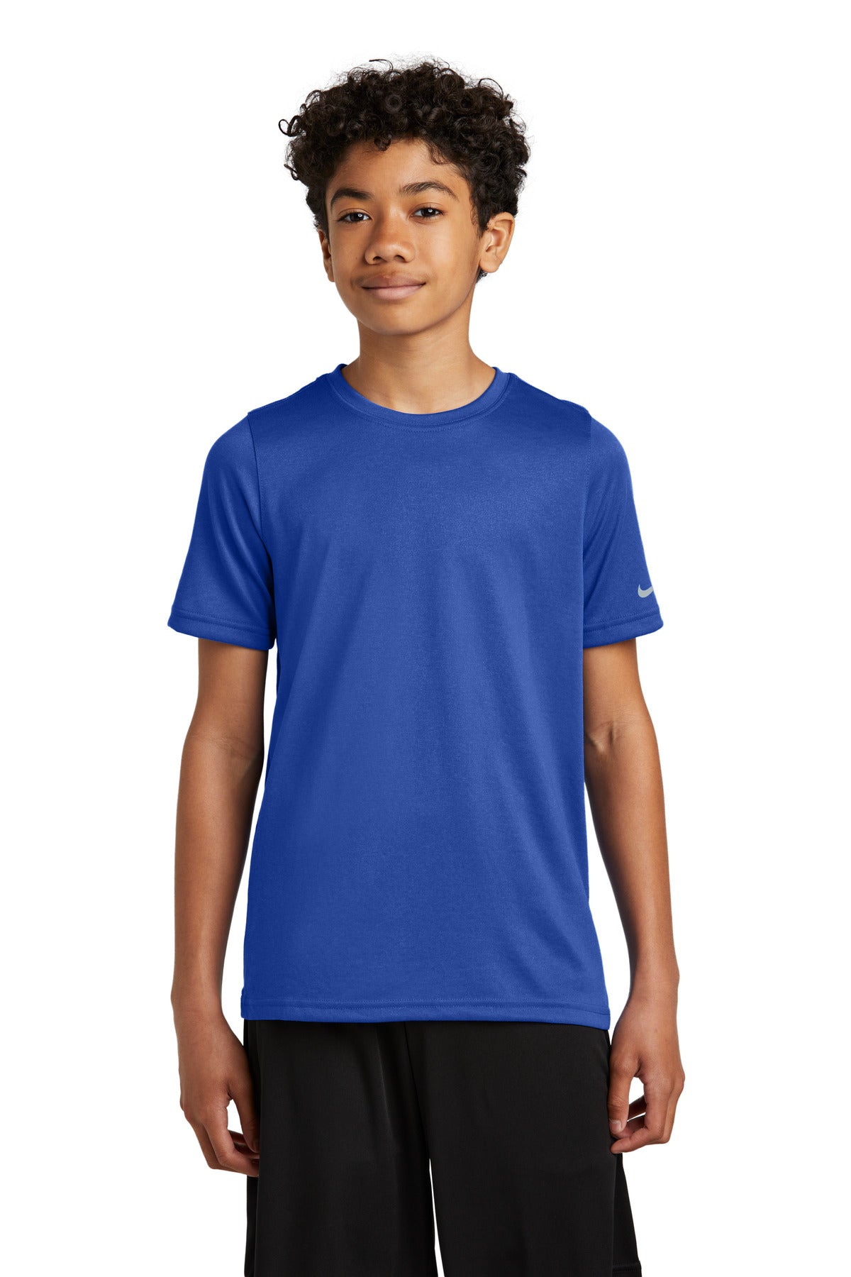 Custom Embroidery or DTF Print - Nike Youth Swoosh Sleeve rLegend Tee NKDX8787