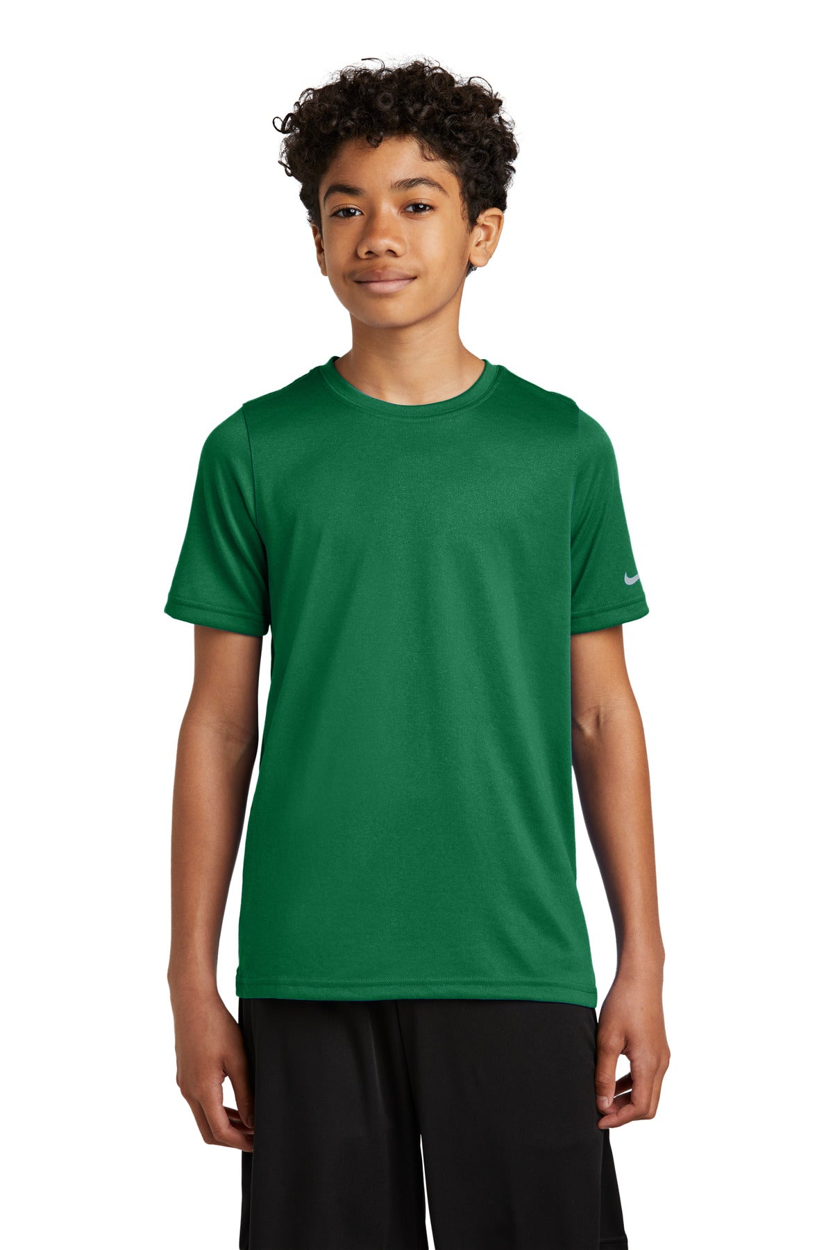 Custom Embroidery or DTF Print - Nike Youth Swoosh Sleeve rLegend Tee NKDX8787