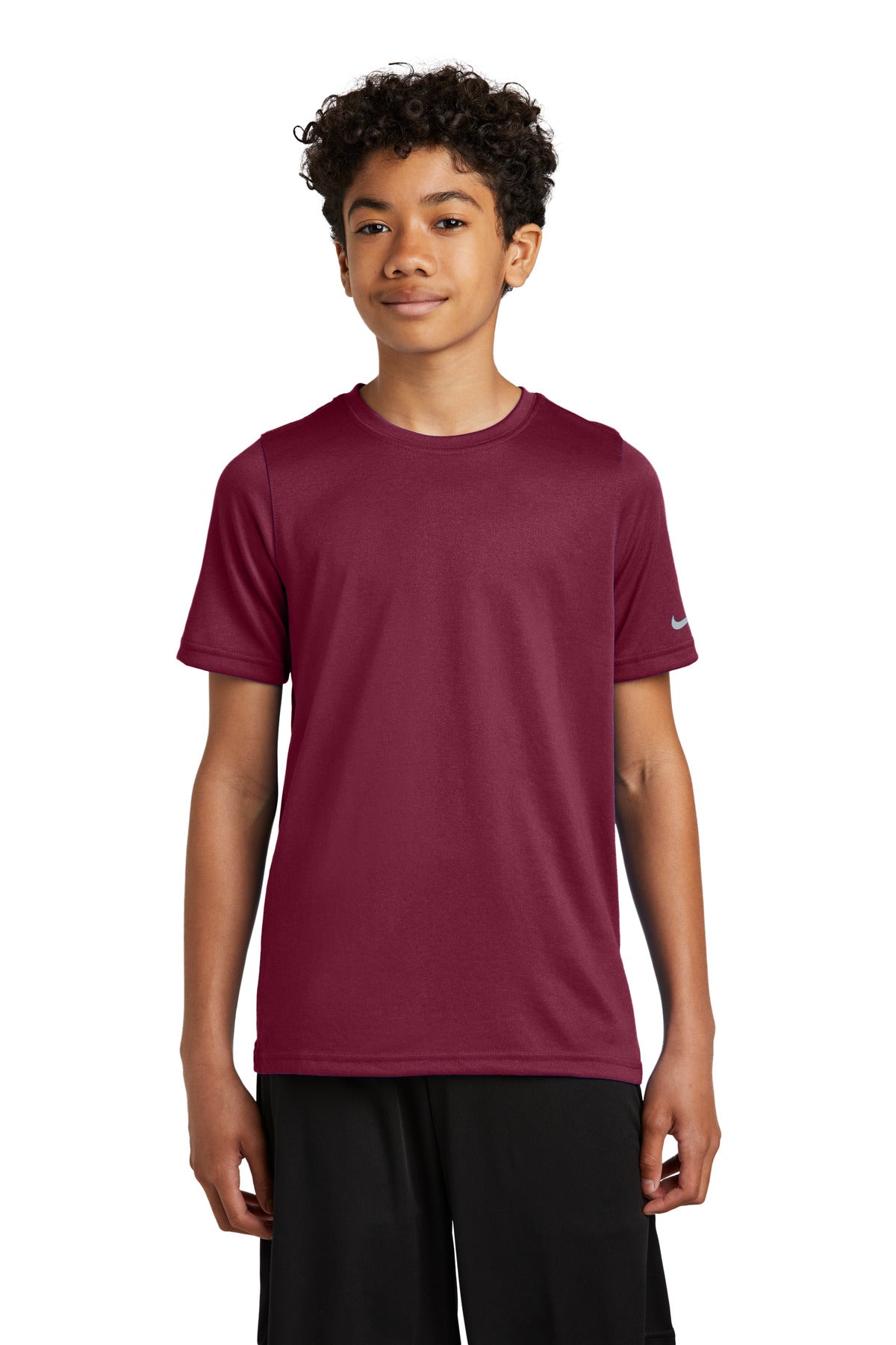 Custom Embroidery or DTF Print - Nike Youth Swoosh Sleeve rLegend Tee NKDX8787