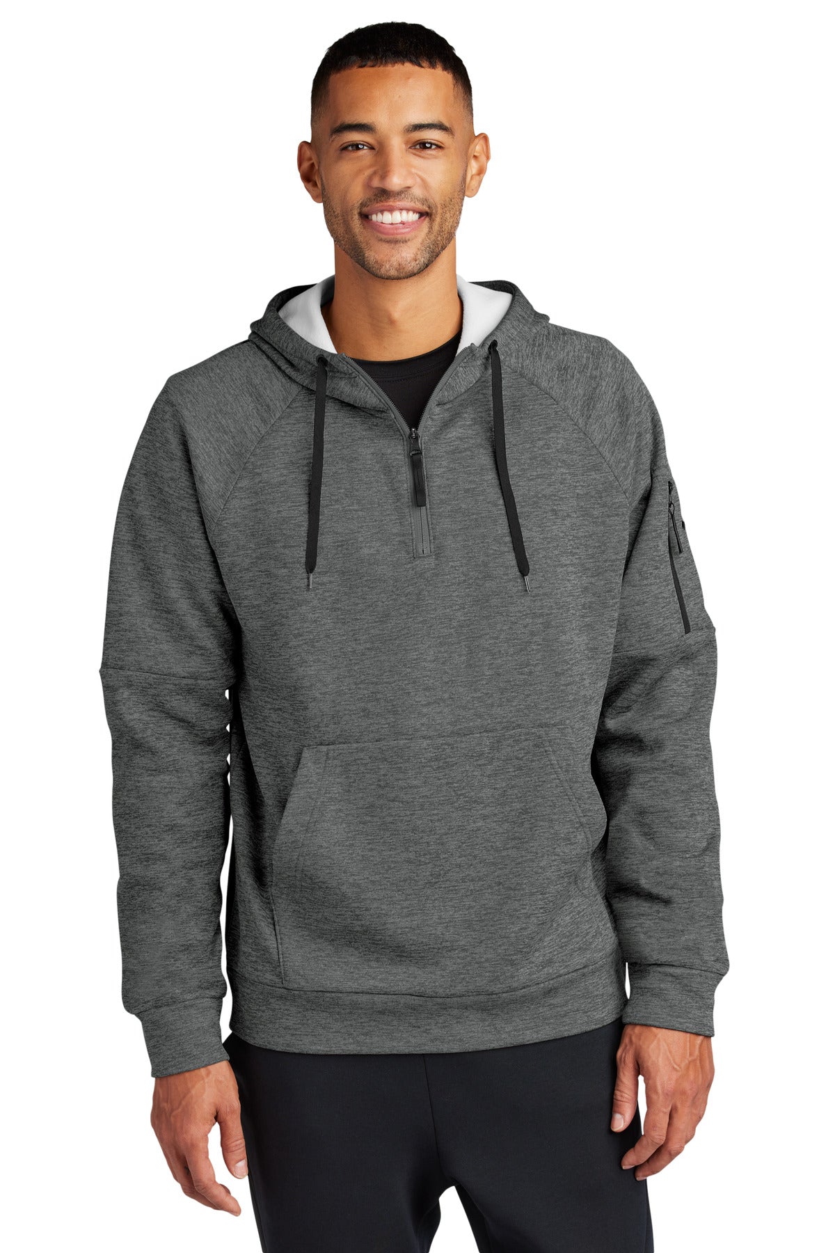 Custom Embroidery or DTF Print - Nike Therma-FIT Pocket 1/4-Zip Fleece Hoodie NKFD9742