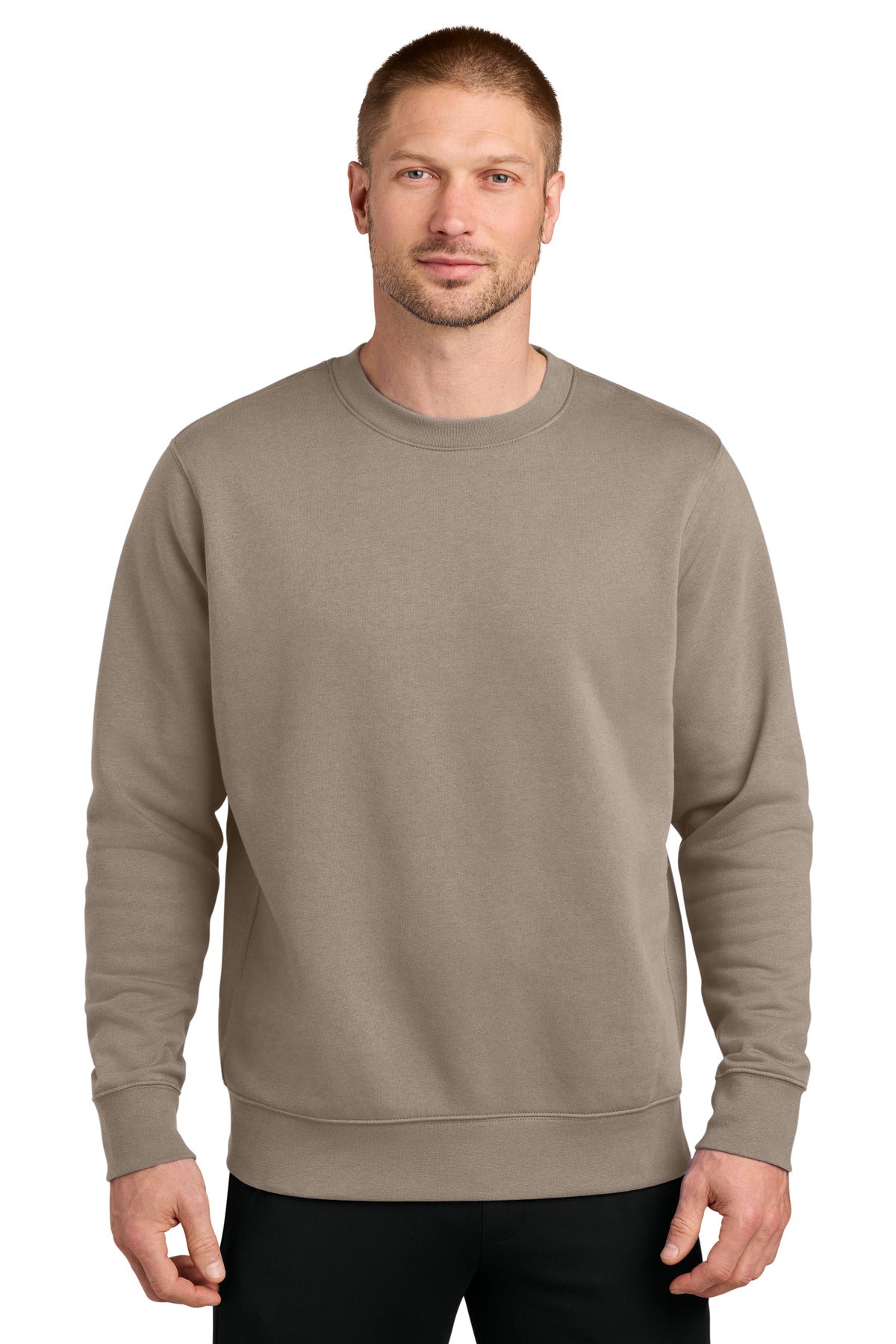 Custom Embroidery or DTF Print - Nike Club Fleece Sleeve Swoosh Crew NKFD9863