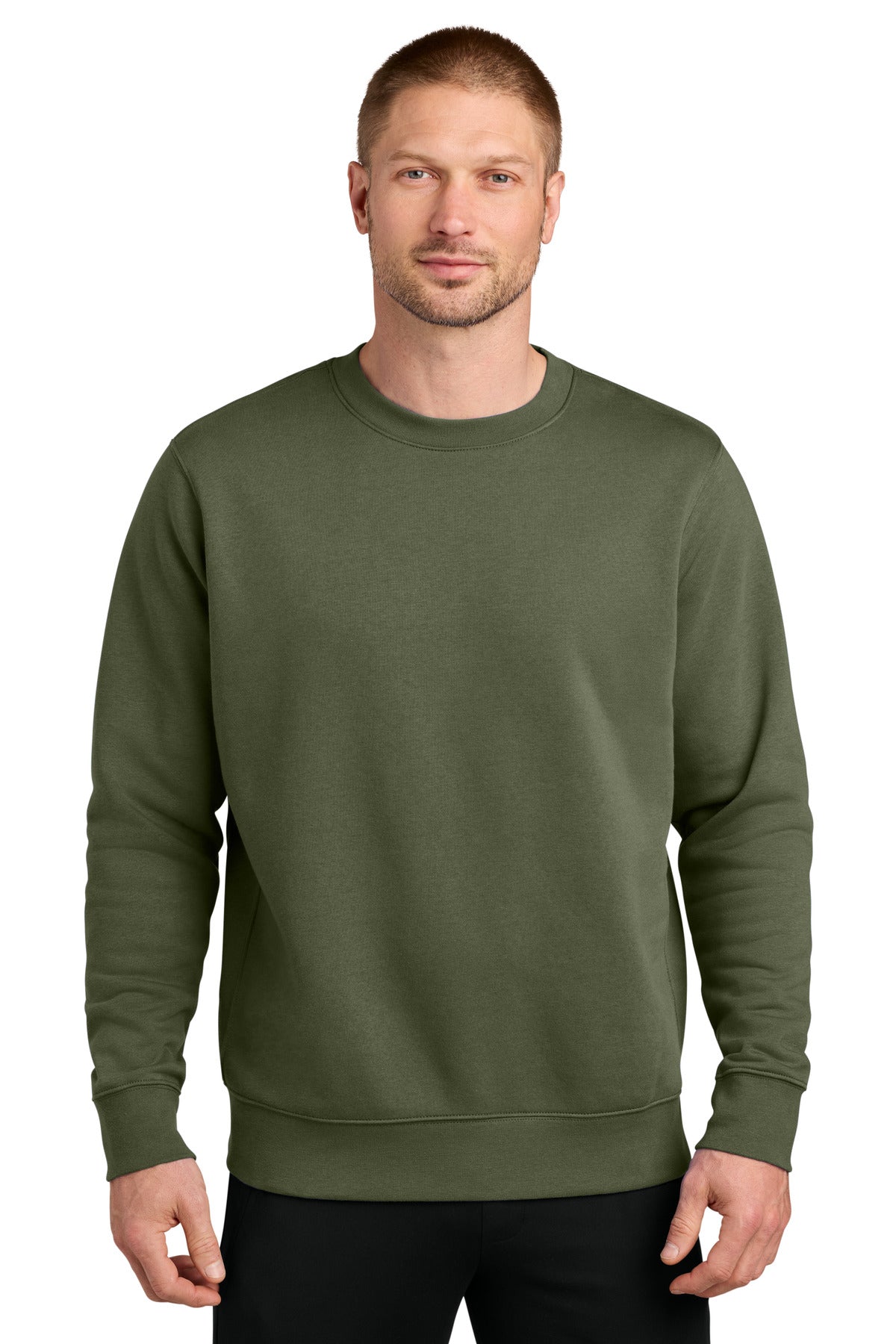 Custom Embroidery or DTF Print - Nike Club Fleece Sleeve Swoosh Crew NKFD9863