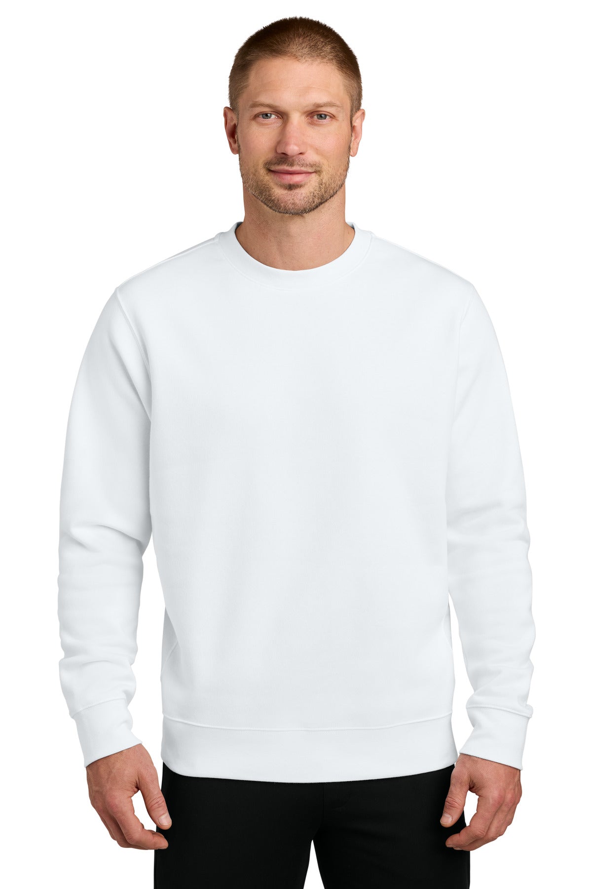 Custom Embroidery or DTF Print - Nike Club Fleece Sleeve Swoosh Crew NKFD9863