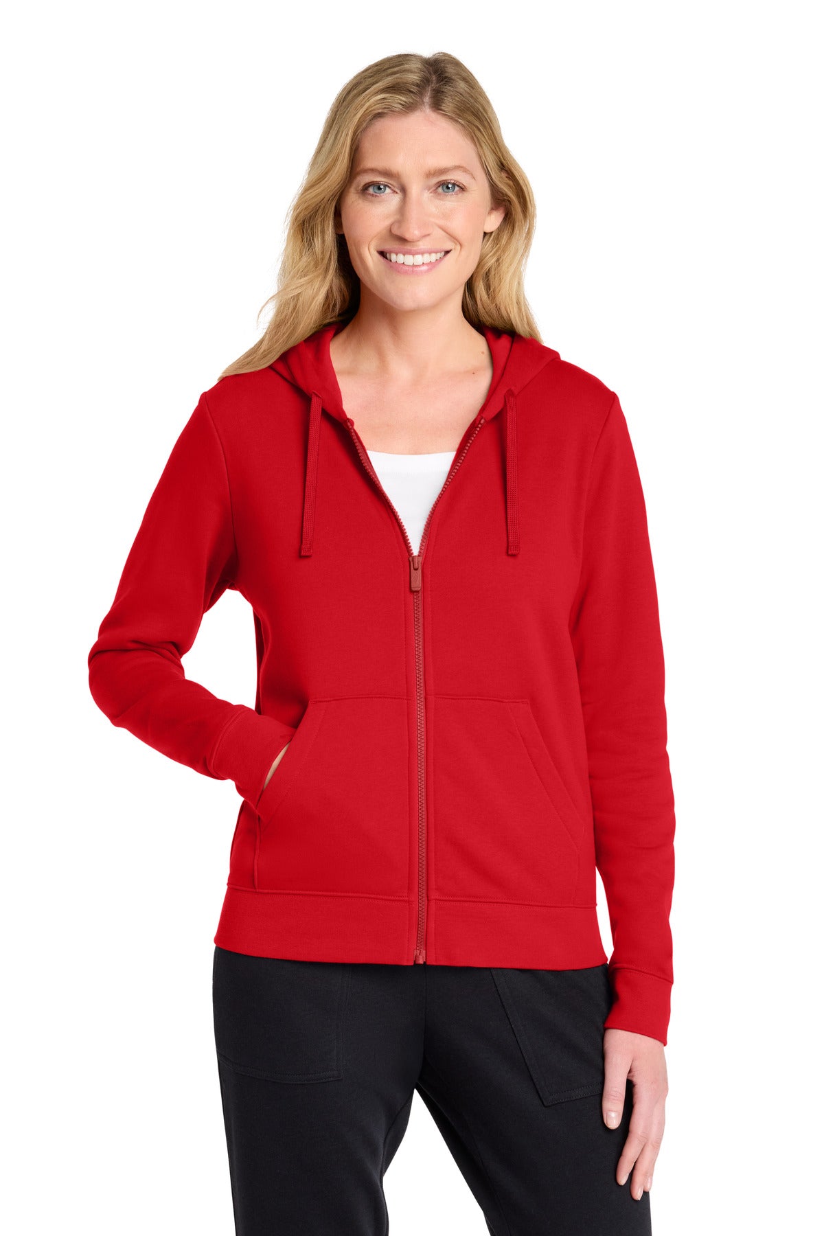 Custom Embroidery or DTF Print - Nike Women's Club Fleece Sleeve Swoosh Full-Zip Hoodie NKFD9890
